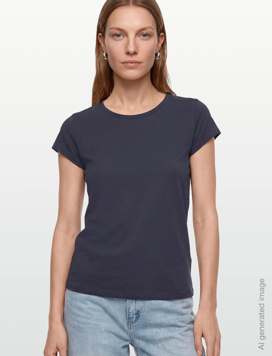 Mads Nørgaard - Fine Jersey Teasy Tee FAV - t-shirts - parisian night - 3