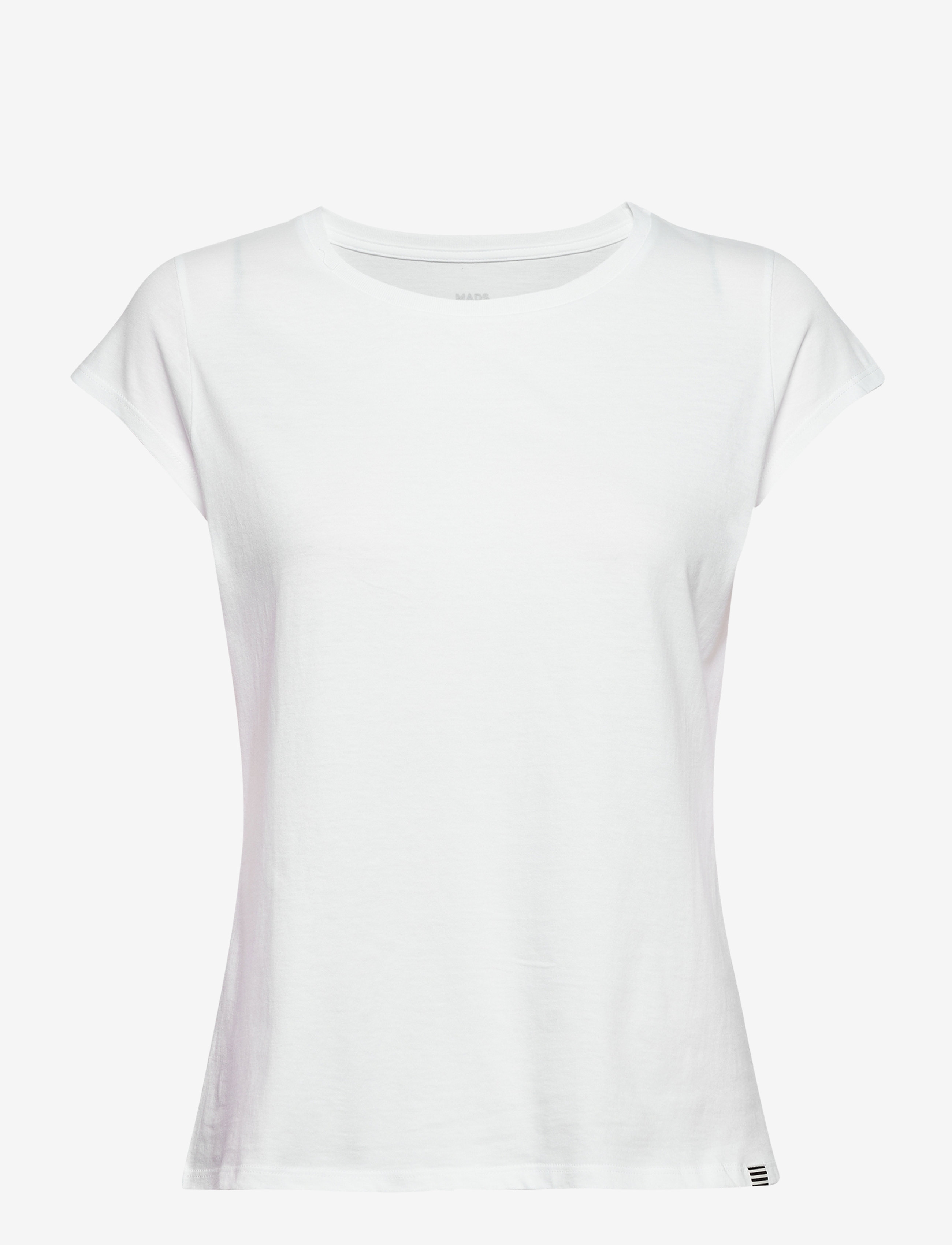 Mads Nørgaard Fine Jersey Teasy Tee Fav, Kvinder, T-shirt, Hvid, Str: XL