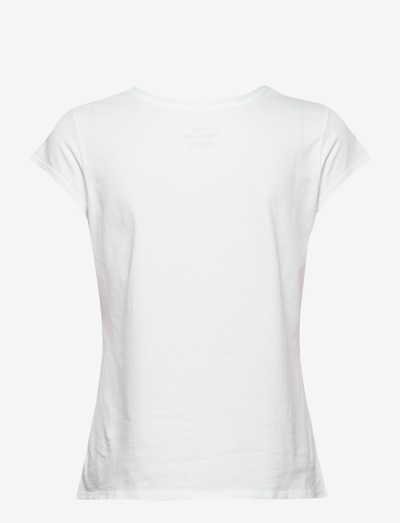 Mads Nørgaard - Fine Jersey Teasy Tee FAV - t-paidat - white - 1