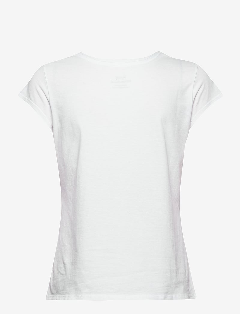 Mads Nørgaard - Fine Jersey Teasy Tee FAV - t-shirts - white - 1