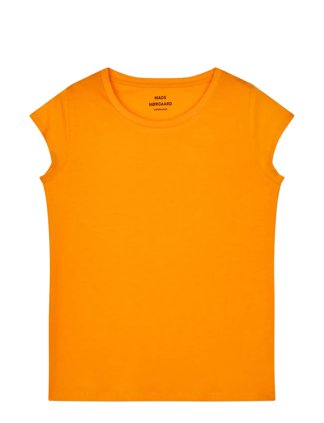 MADS NØRGAARD Organic Favorite Teasy Tee Orange - XS - Damen