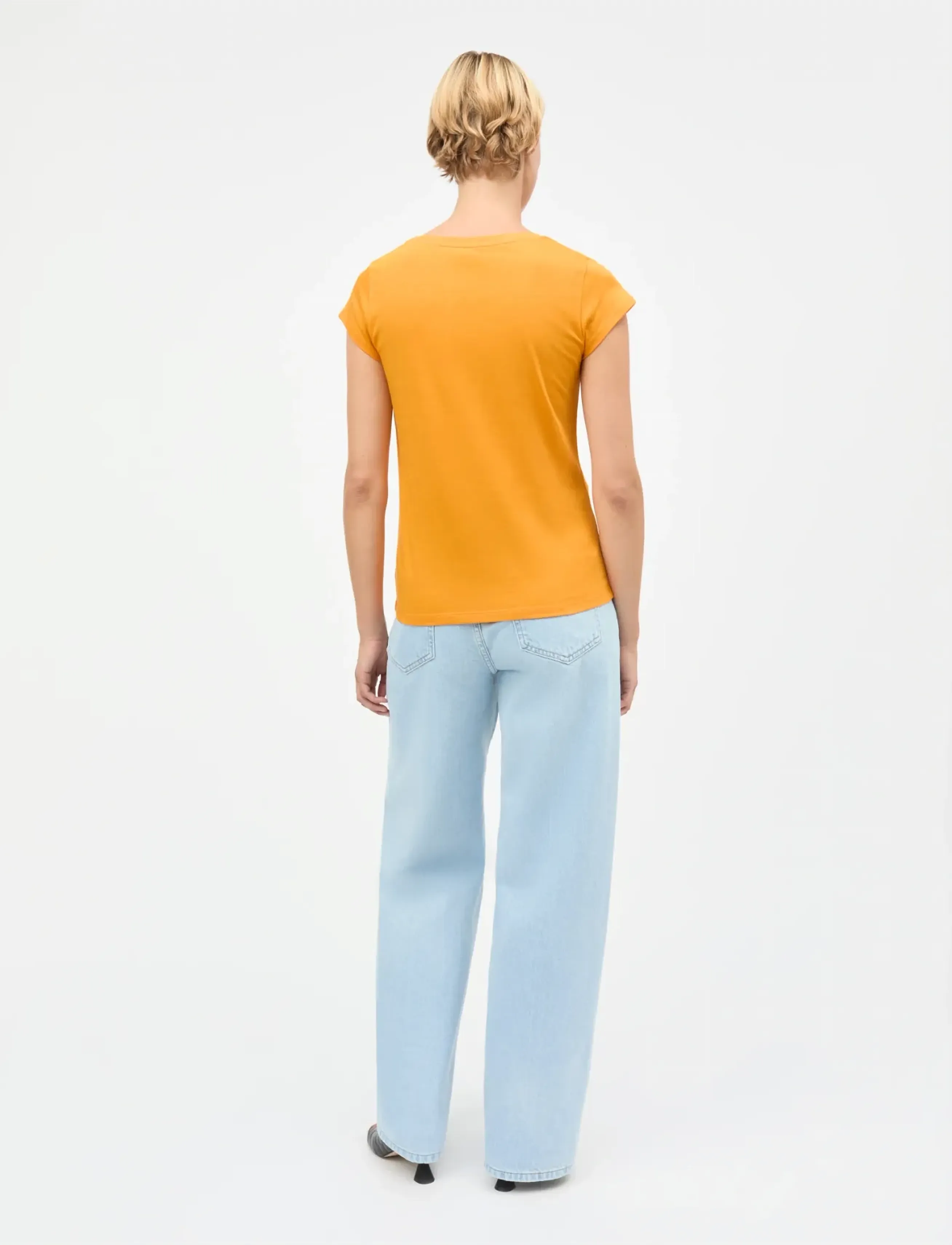 Mads Nørgaard - Organic Jersey Teasy Tee FAV - t-shirts - zinnia - 2