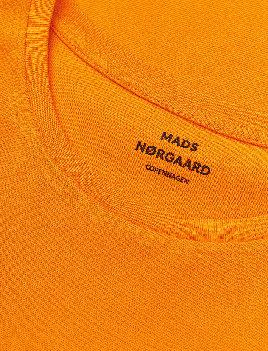 Mads Nørgaard - Fine Jersey Teasy Tee FAV - t-shirts - zinnia - 3