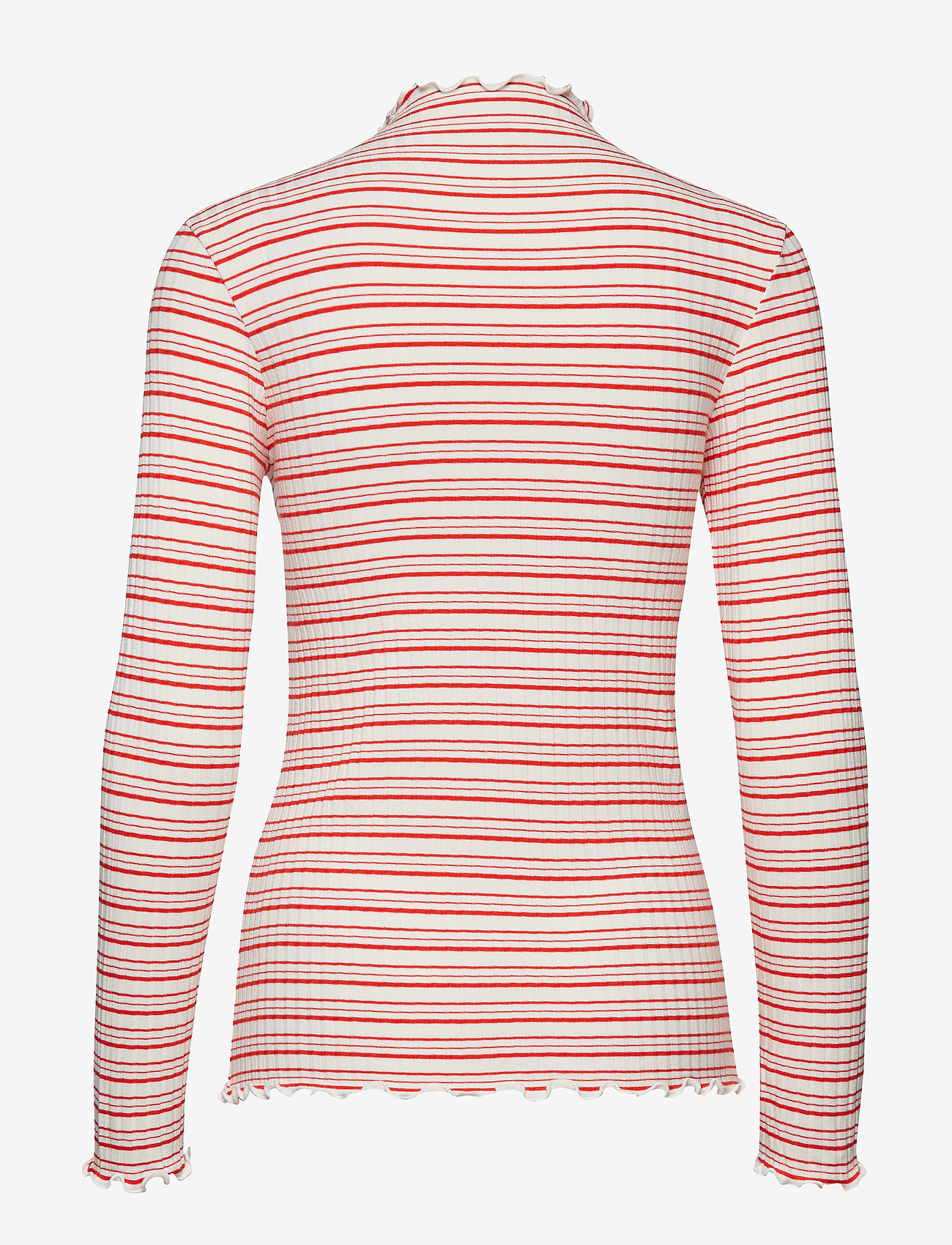 Mads Nørgaard - 5x5 Cool Stripe Trutte s - dark ecru/warm red - 1