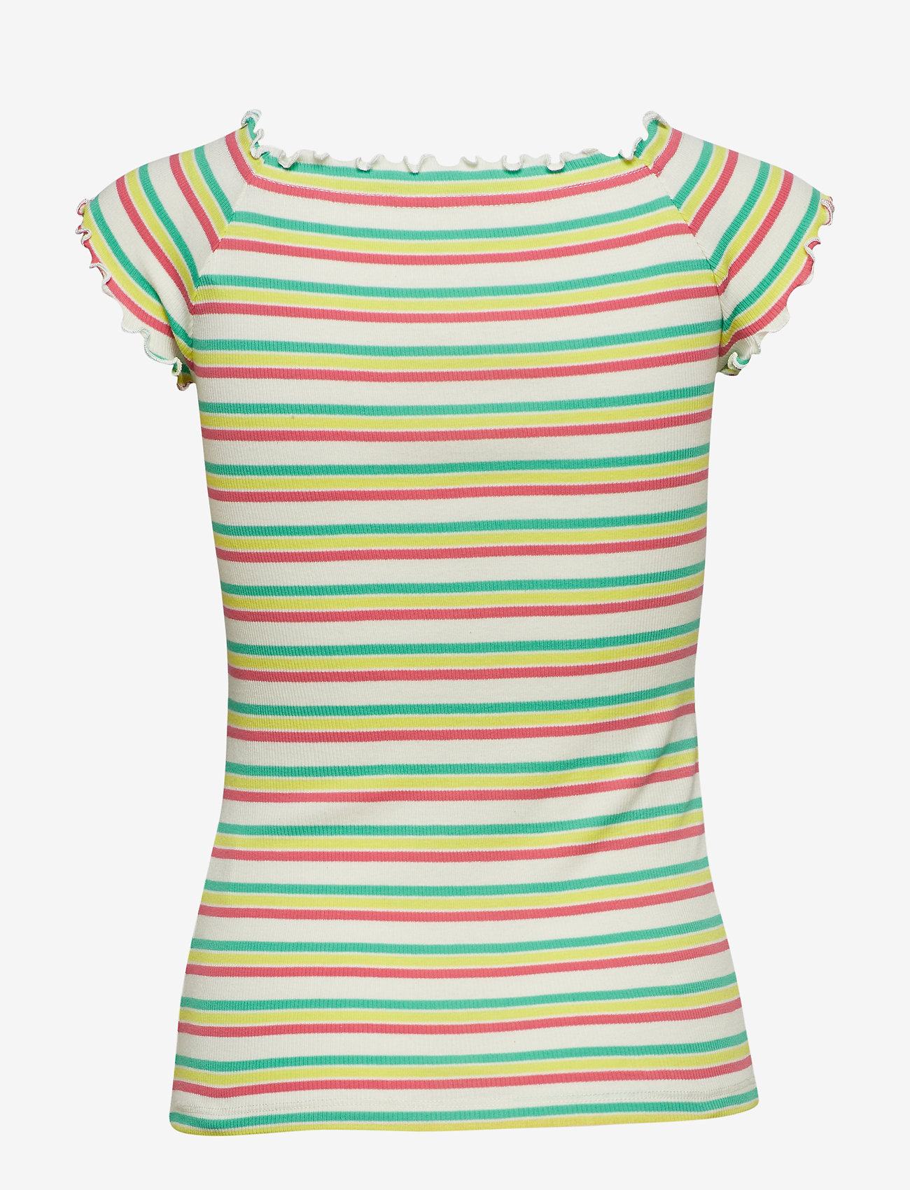 Mads Nørgaard - 2x2 Soft stripe Throna - dark pink multi - 1