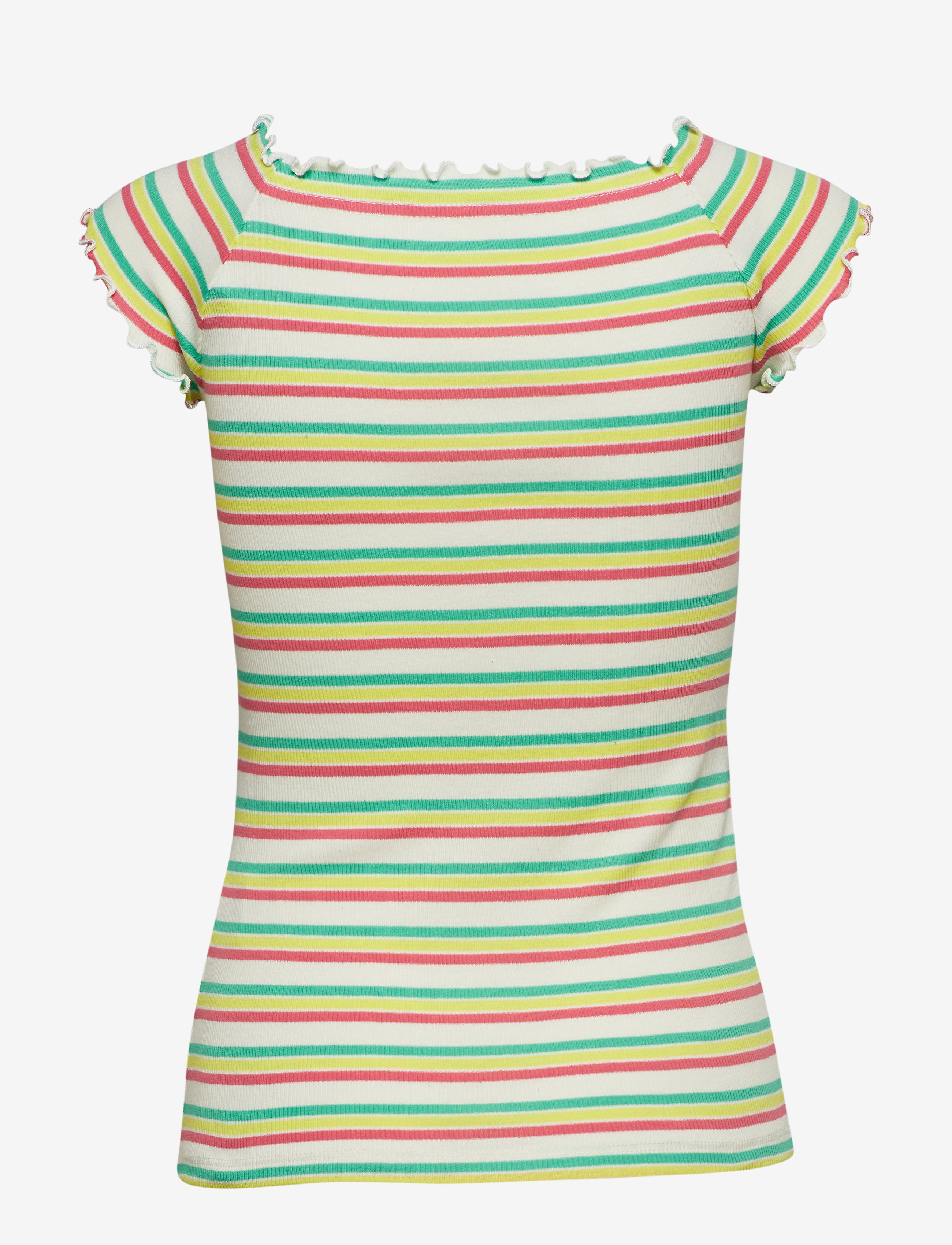 Mads Nørgaard - 2x2 Soft stripe Throna - dark pink multi - 1