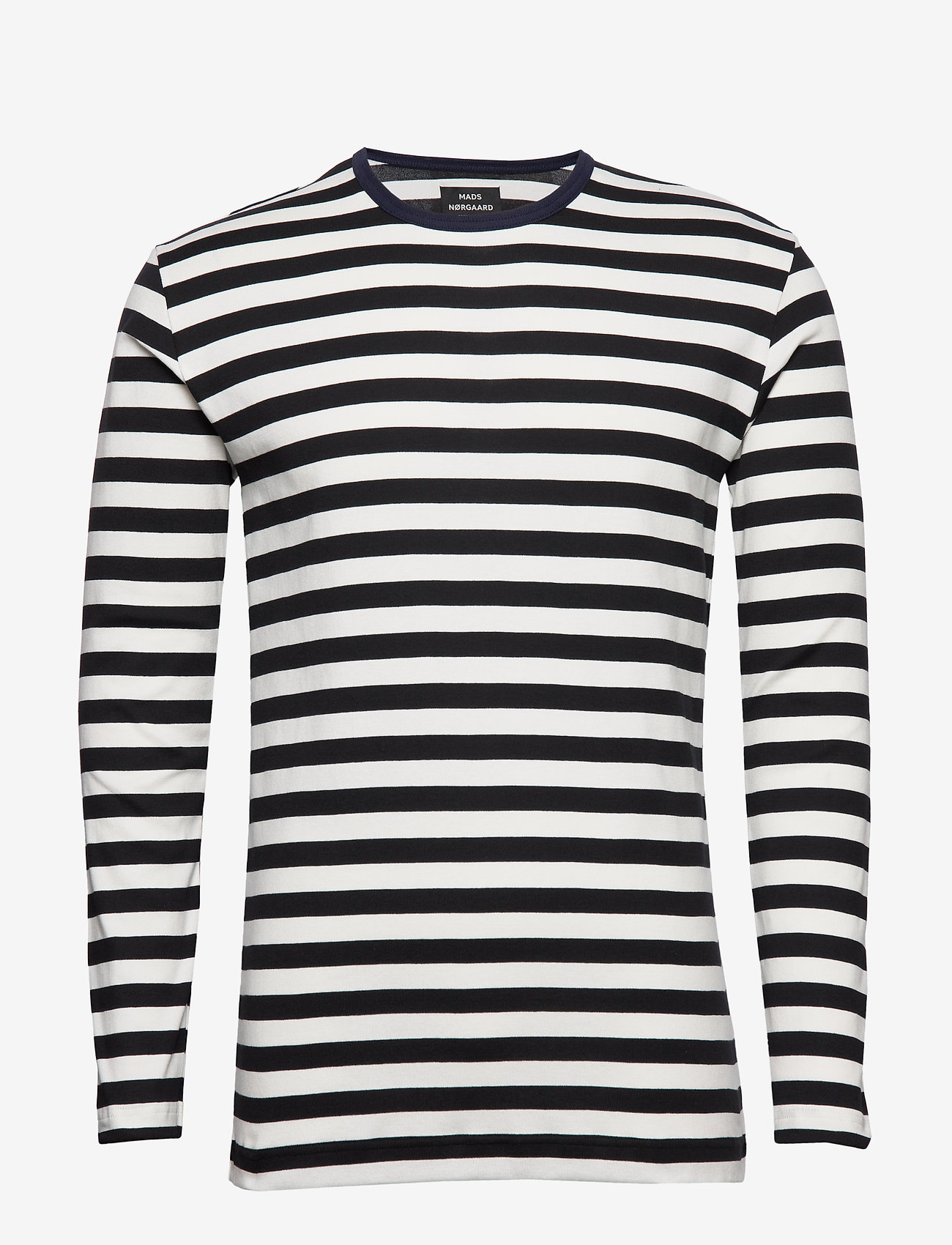 Mads Nørgaard - Midi Rib Tobias Long - black/ecru/sky captain - 0