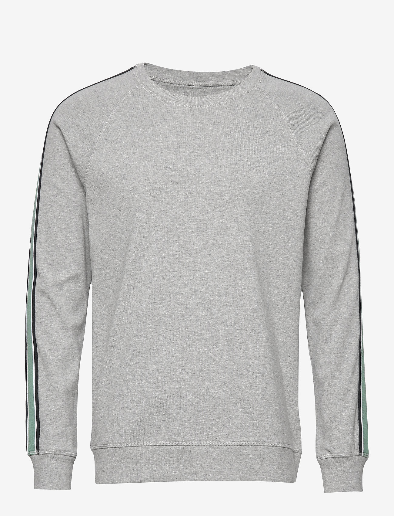 Mads Nørgaard - Cotton Rib Melange Stelt Tape - grey melange - 0