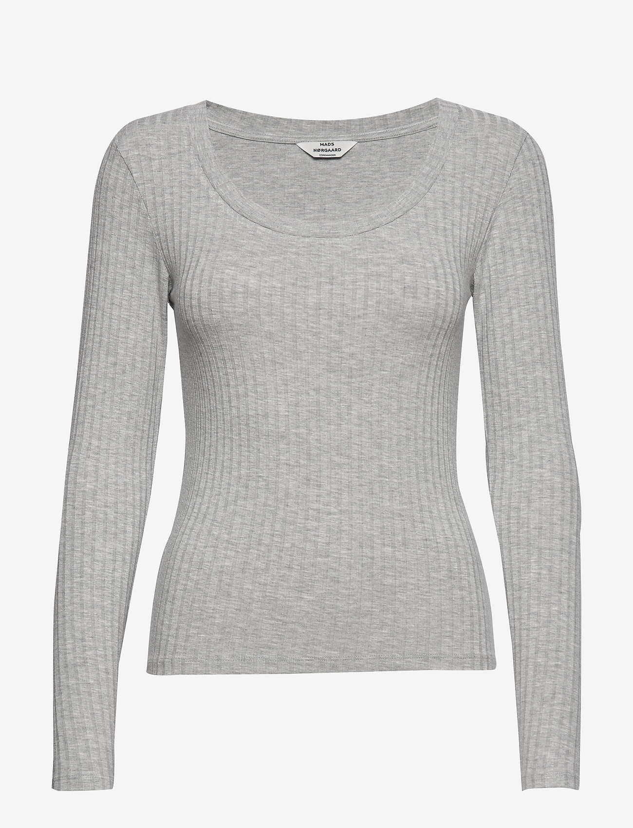 Mads Nørgaard - 5x5 Melange Rib Tinilla - grey melange - 0