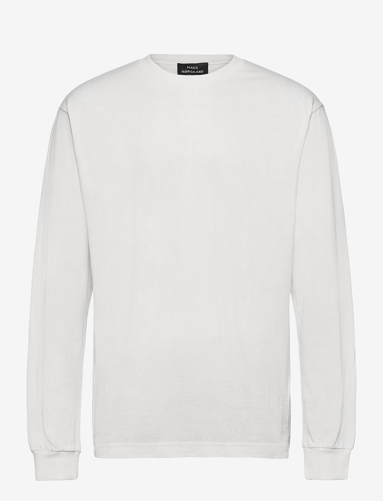 Mads Nørgaard - Organic Twin LS Badge - white - 0
