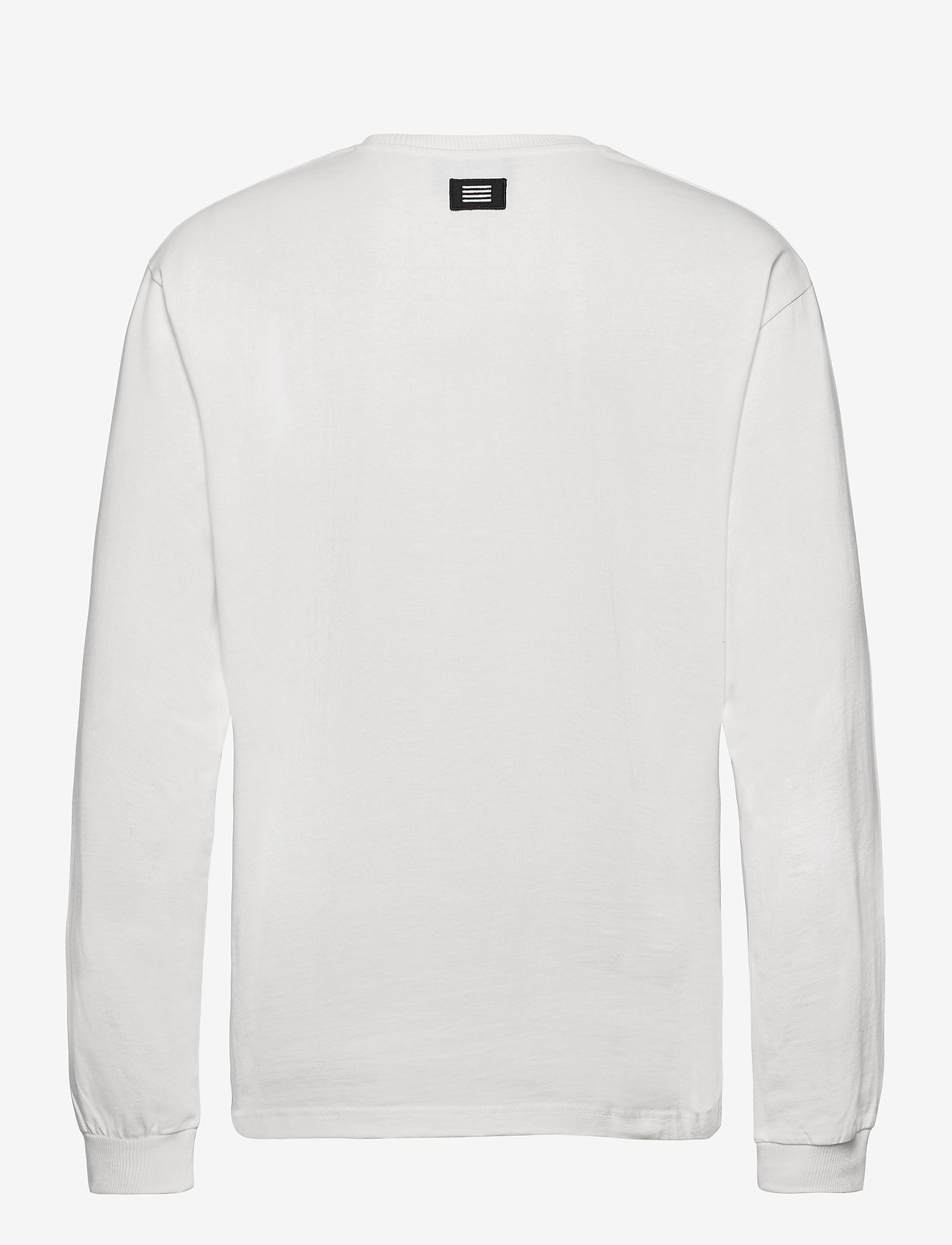 Mads Nørgaard - Organic Twin LS Badge - white - 1