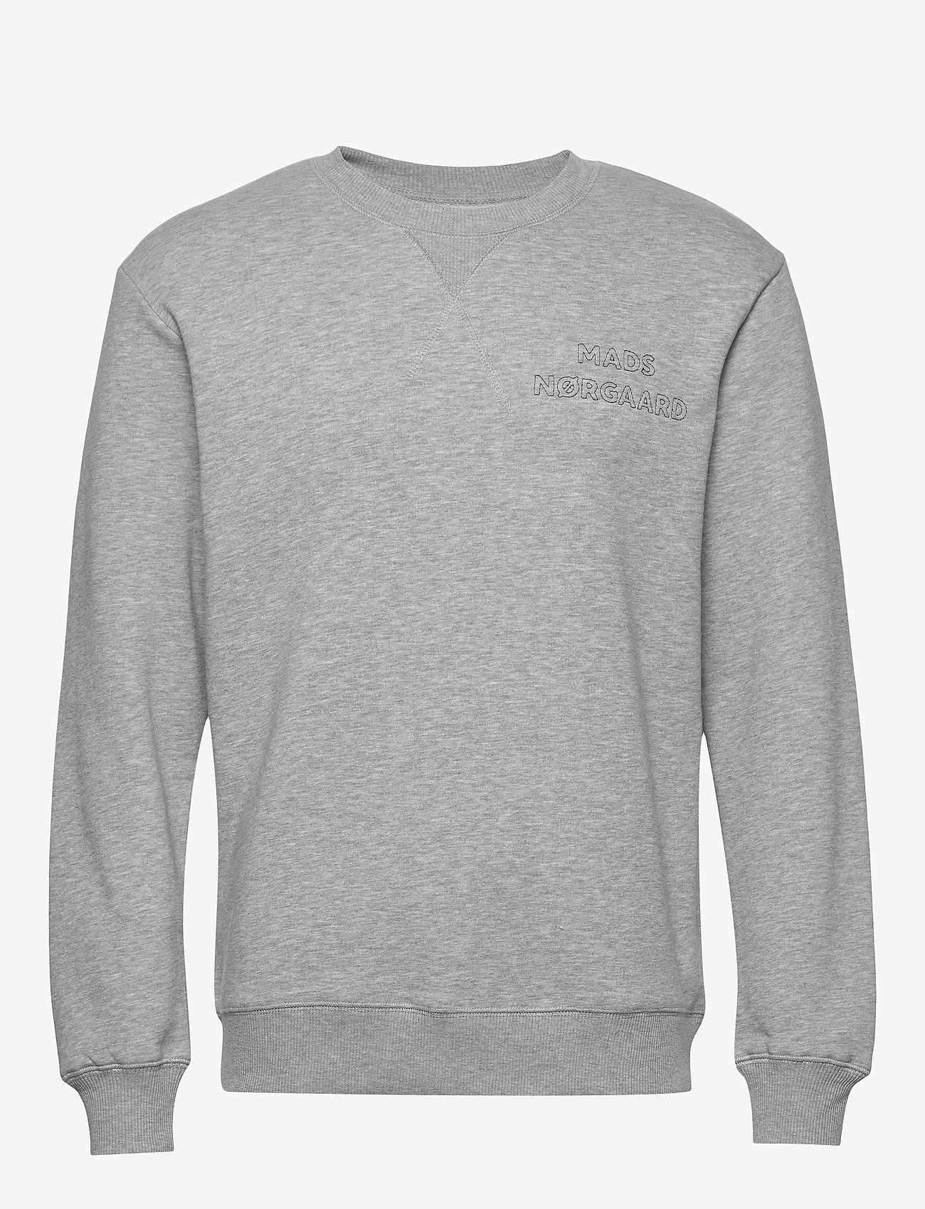 New Standard Crewneck Emb - GREY MELANGE