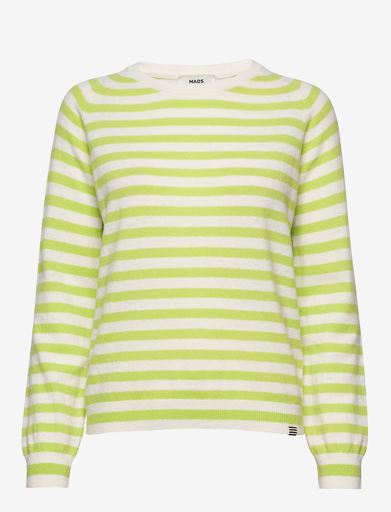 Mads Nørgaard - Dream Wool Stripe Kaxa - ecru/lime - 0