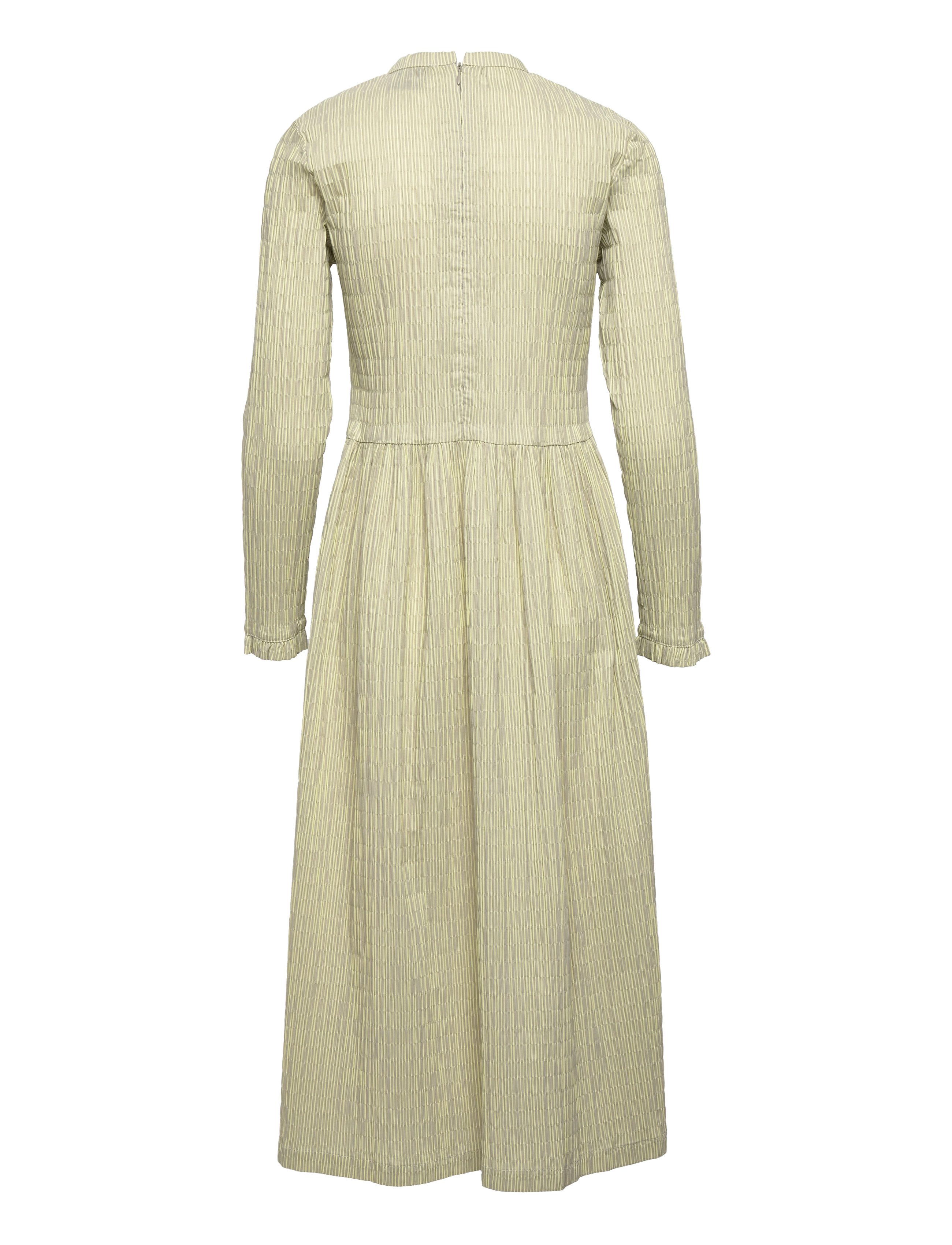 Mads Nørgaard - Crinckle Pop Docca Dress - laurel oak / sunny lime - 1