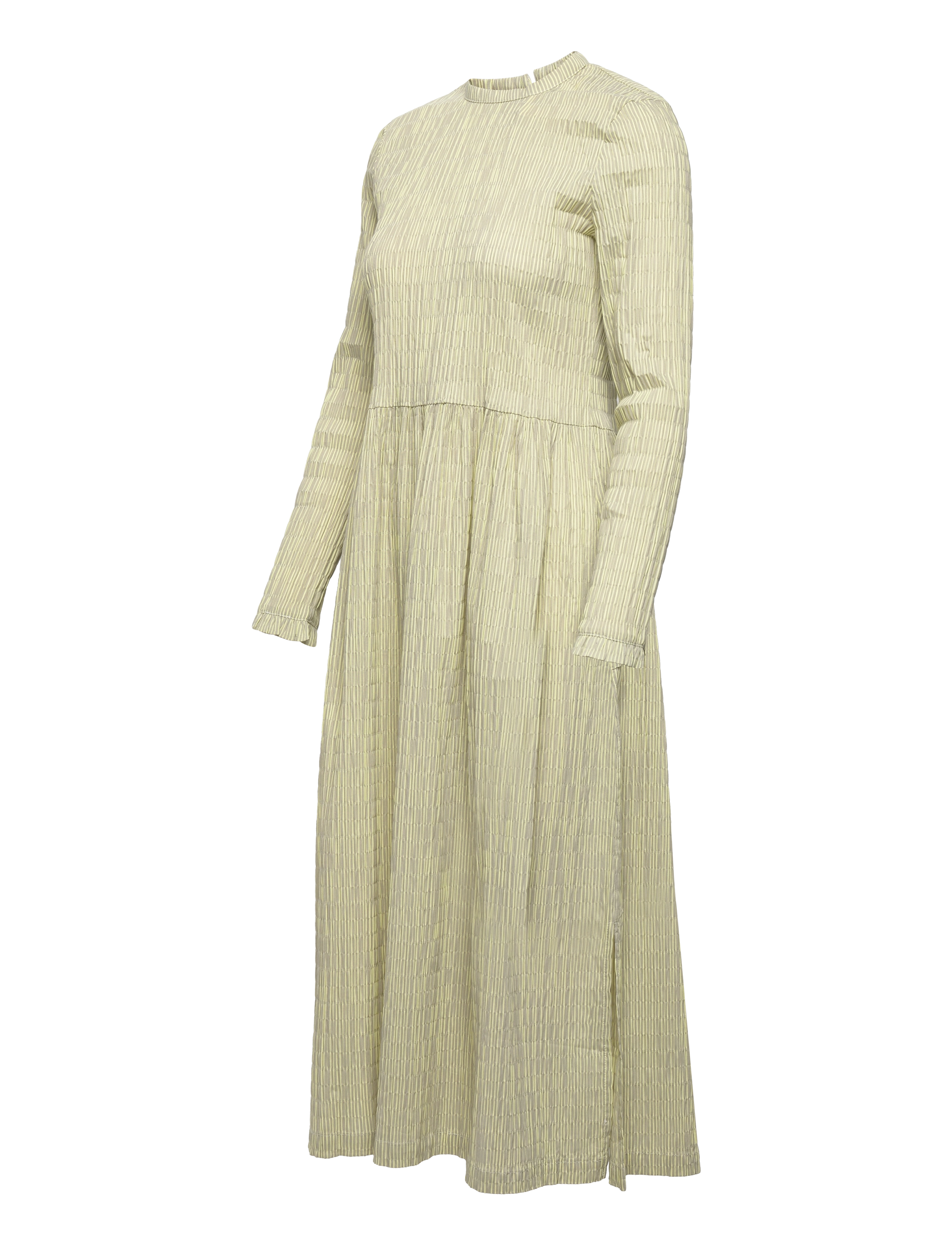 Mads Nørgaard - Crinckle Pop Docca Dress - laurel oak / sunny lime - 2