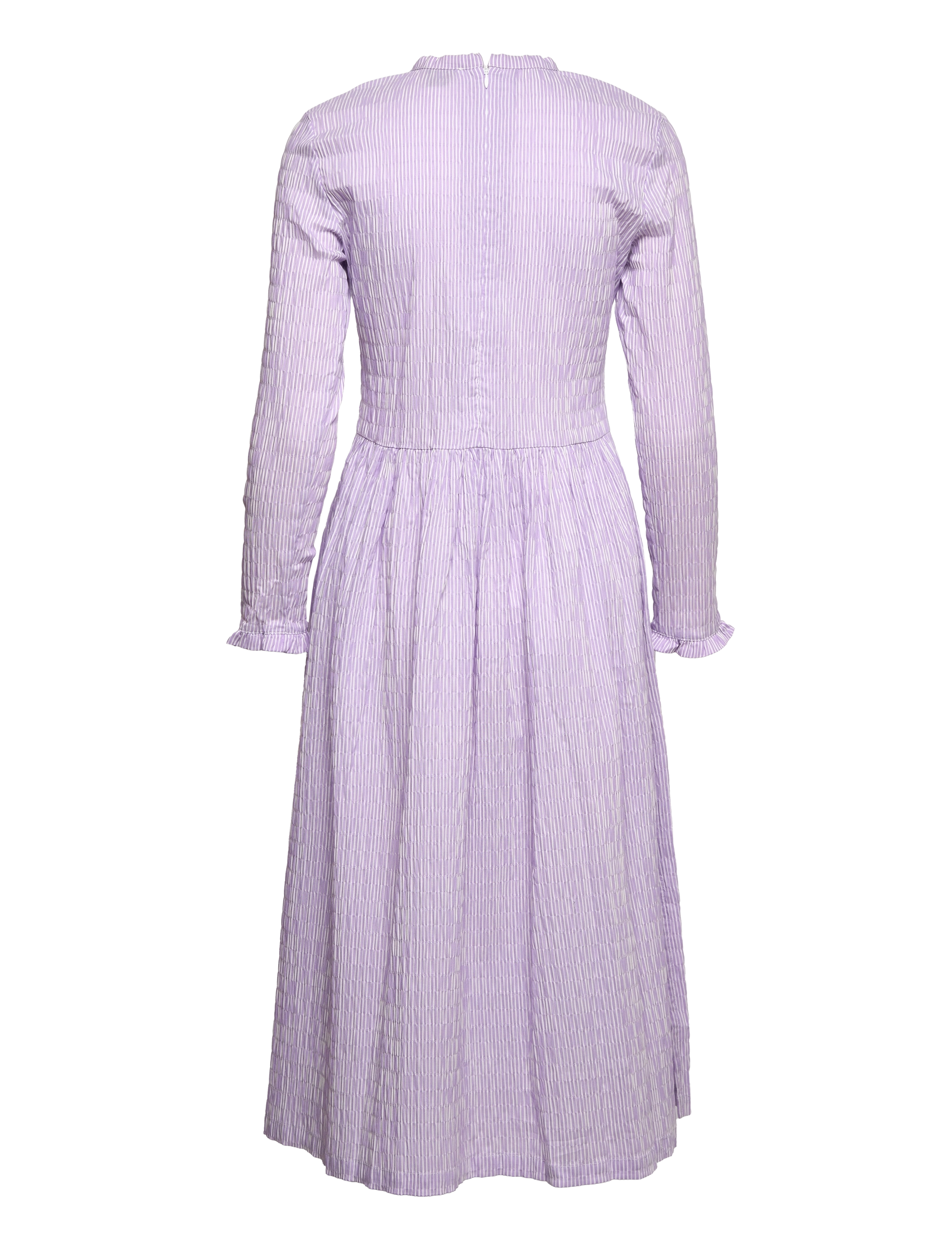 Mads Nørgaard - Crinckle Pop Docca Dress - purple hebe / snow white - 1