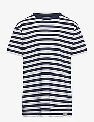 Mads Nørgaard - Favorite Midi Thorlino - kortærmede t-shirts - navy/white - 0