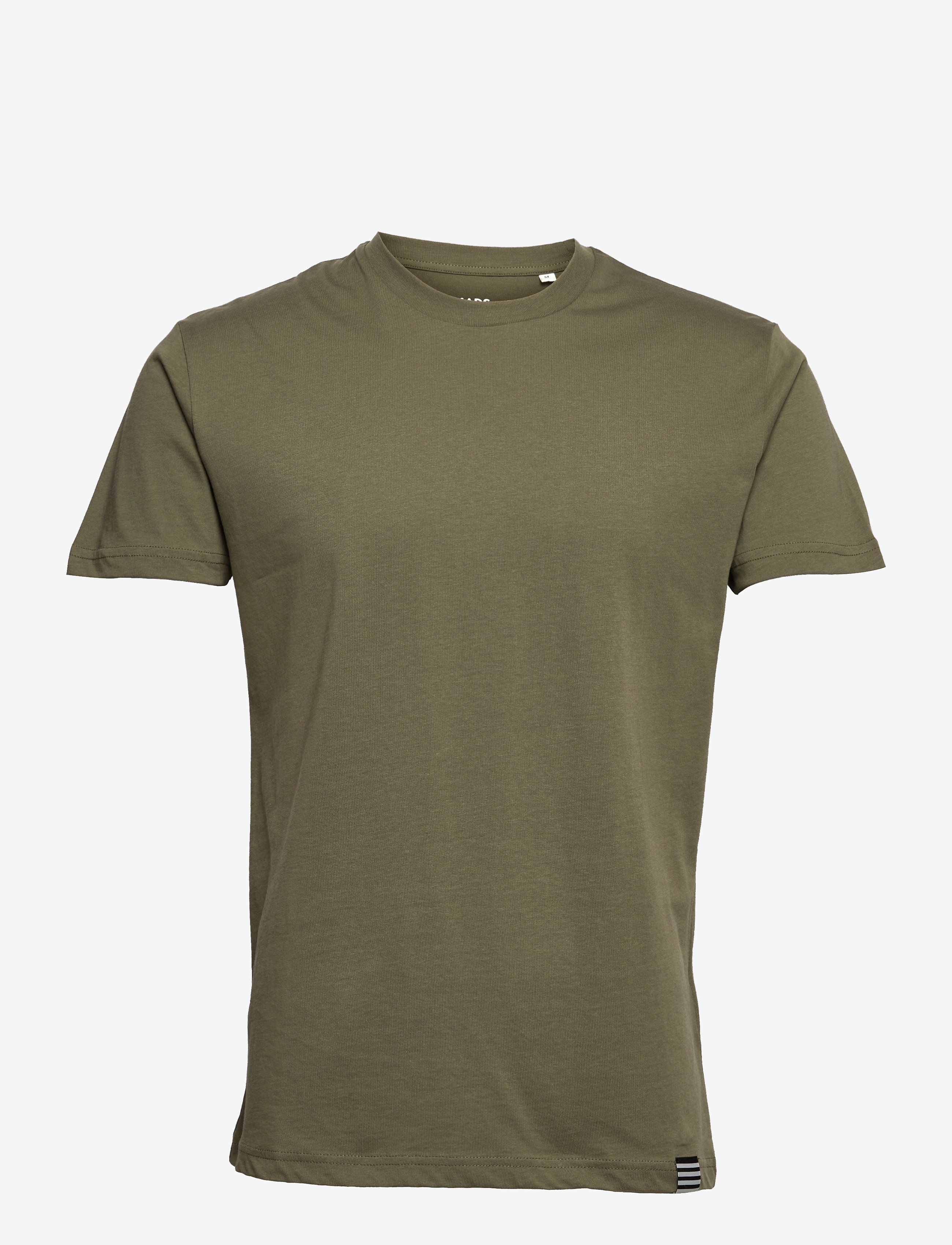 Mads Nørgaard Organic Thor Tee, M, T-shirts, Khakigrün - Short-sleeved, Männerswear