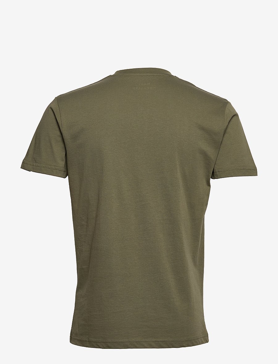 Mads Nørgaard - Fine Jersey Thor Tee FAV - kortærmede t-shirts - army - 1