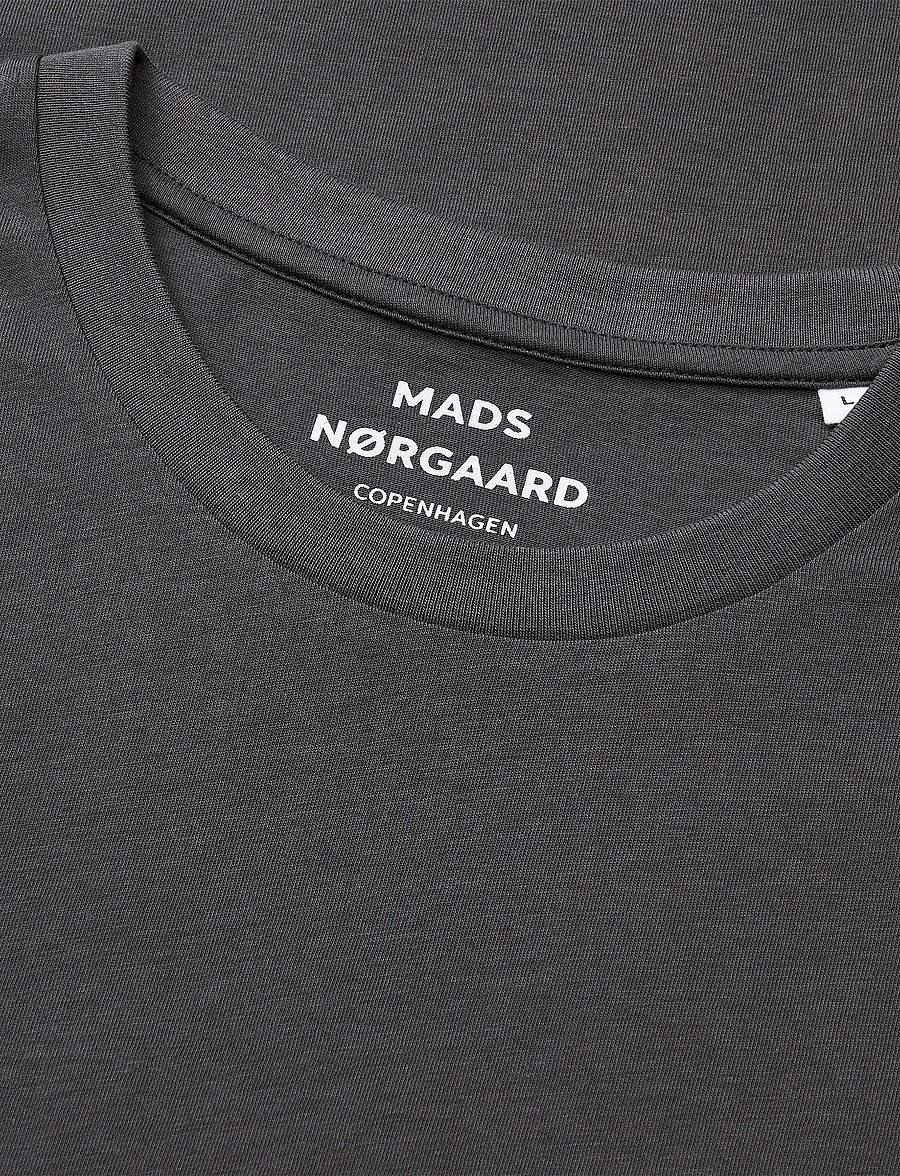 Mads Nørgaard - Fine Jersey Thor Tee FAV - kurzärmelige t-shirts - asphalt - 1
