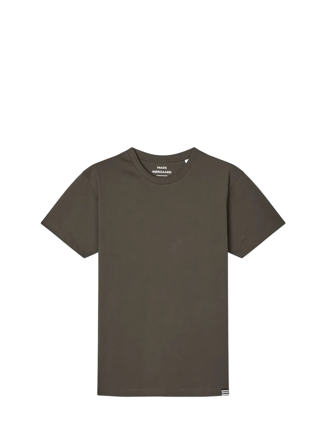 Mads Nørgaard Organic Thor Tee, M, T-shirts, Khakigrün - Short-sleeved, Männerswear