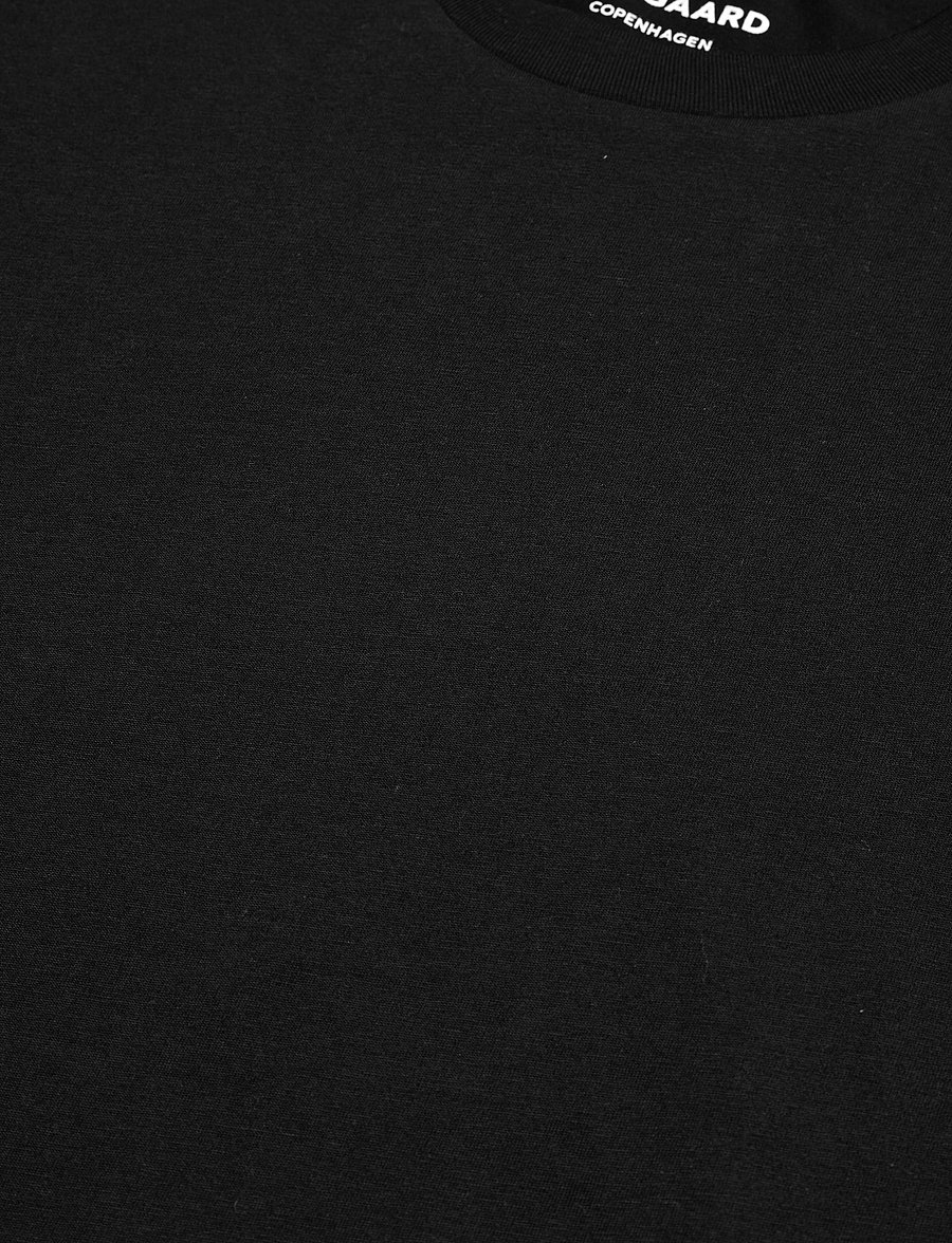 Mads Nørgaard - Fine Jersey Thor Tee FAV - kortærmede t-shirts - black - 2