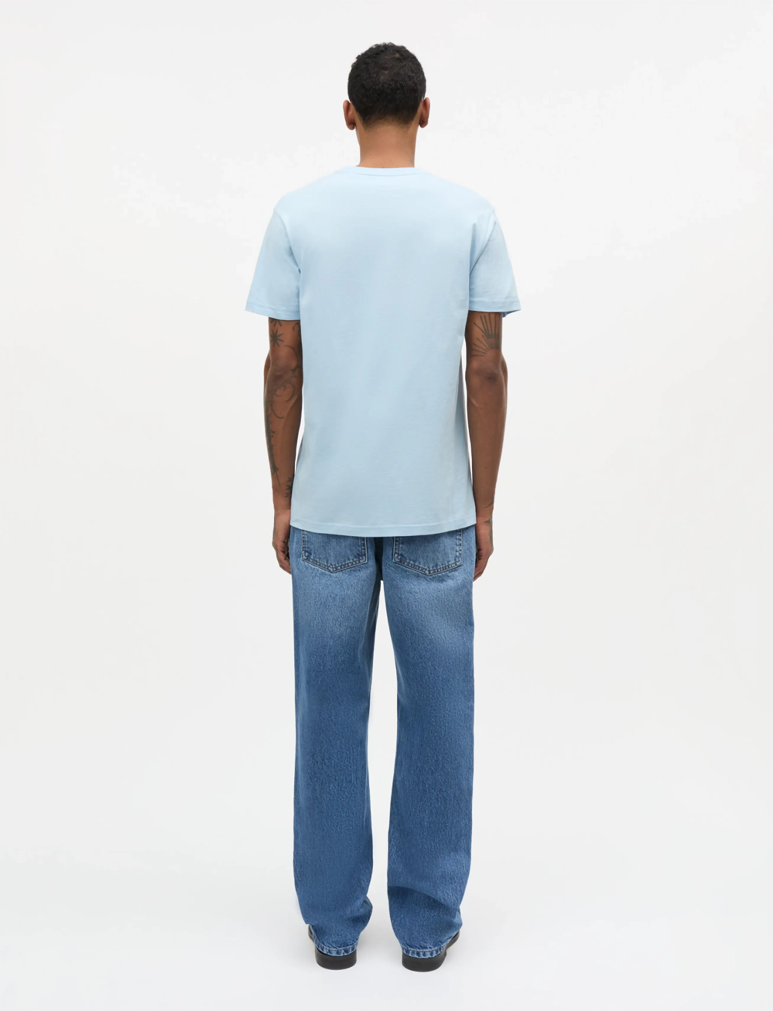 Mads Nørgaard - Fine Jersey Thor Tee FAV - lühikeste varrukatega t-särgid - cashmere blue - 2