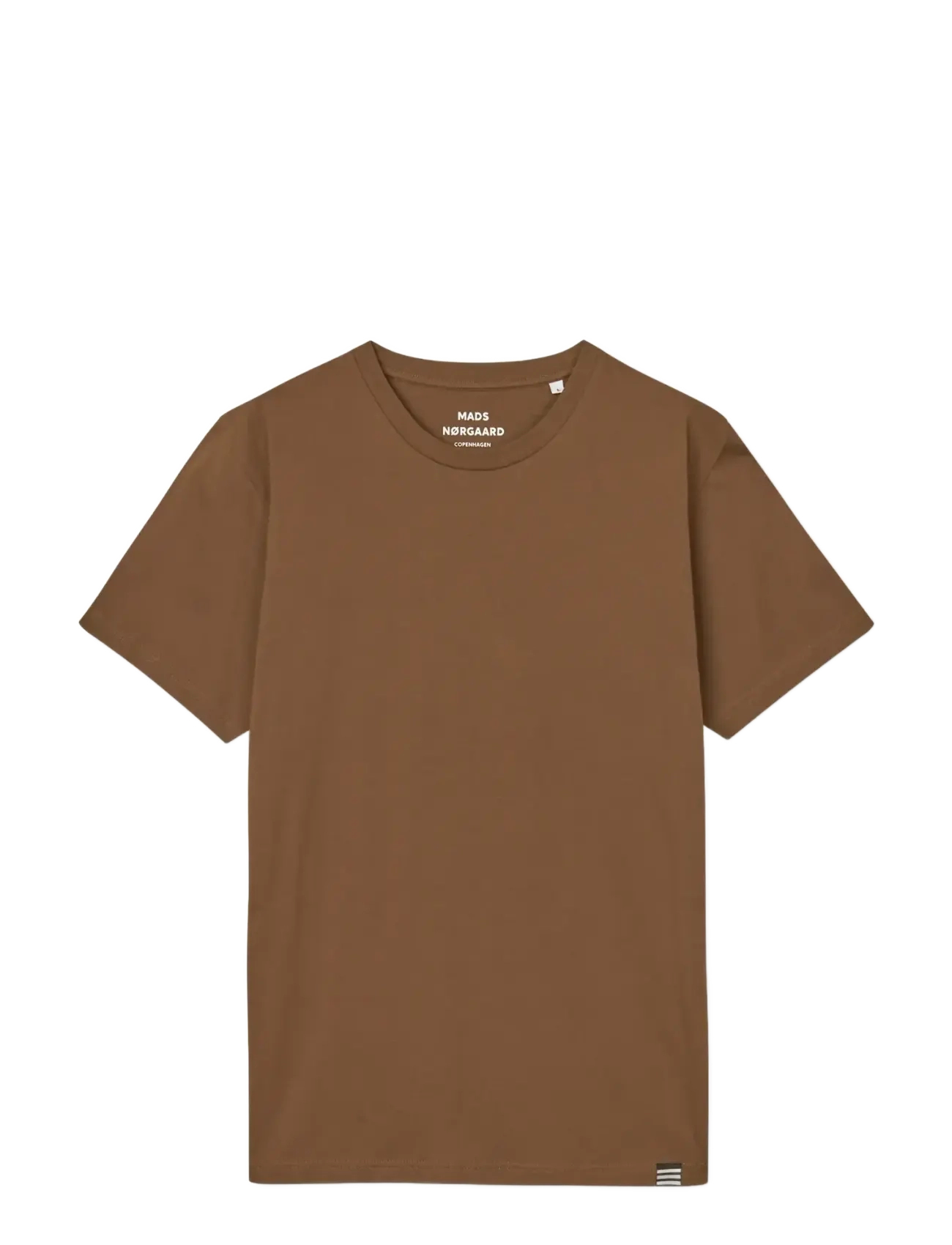 Mads Nørgaard Organic Thor Tee, S, T-shirts, Braun - Short-sleeved, Männerswear