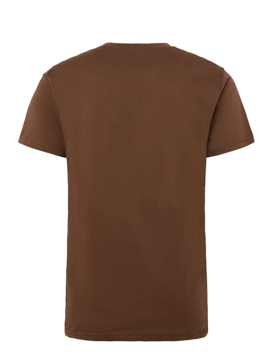 Mads Nørgaard - Fine Jersey Thor Tee FAV - kortærmede t-shirts - cocoa - 2