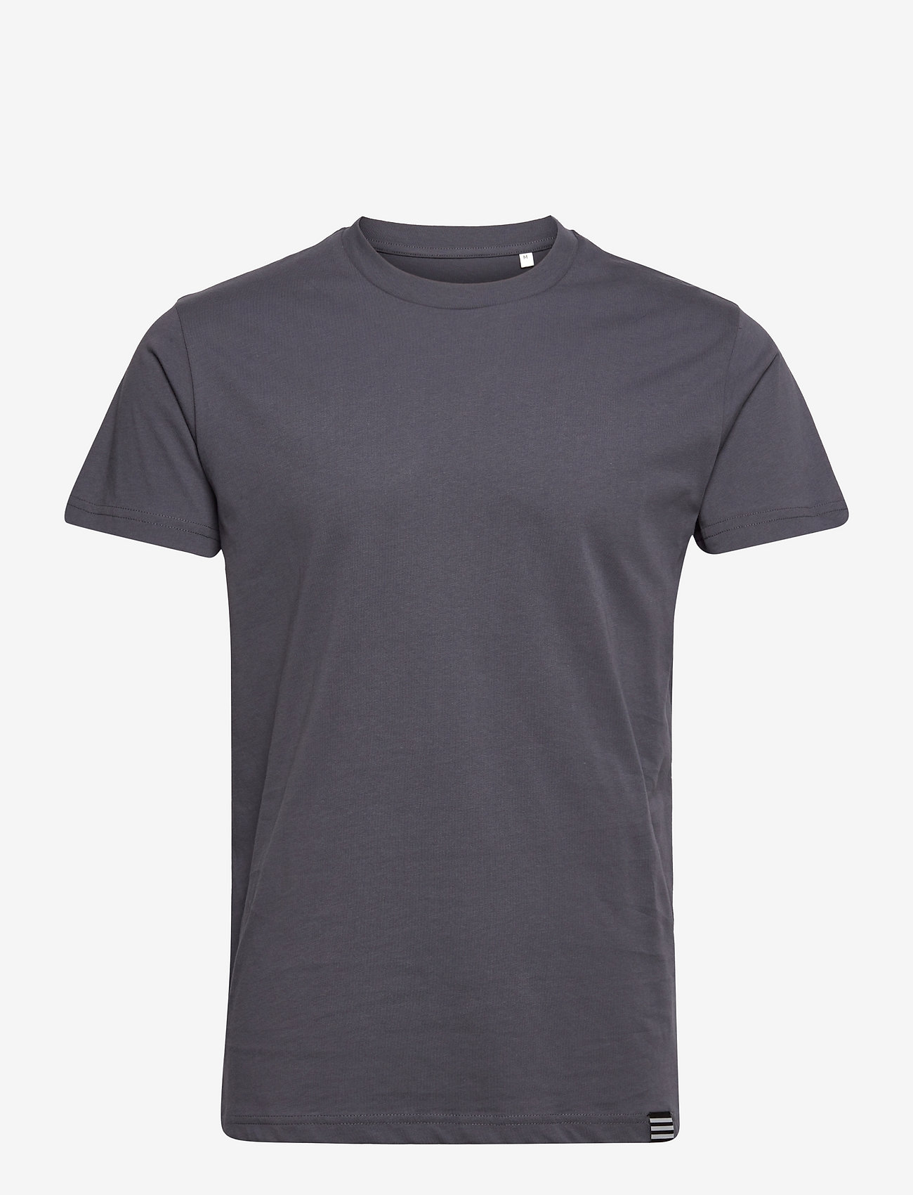 Mads Nørgaard - Fine Jersey Thor Tee FAV - short-sleeved t-shirts - dark grey - 0