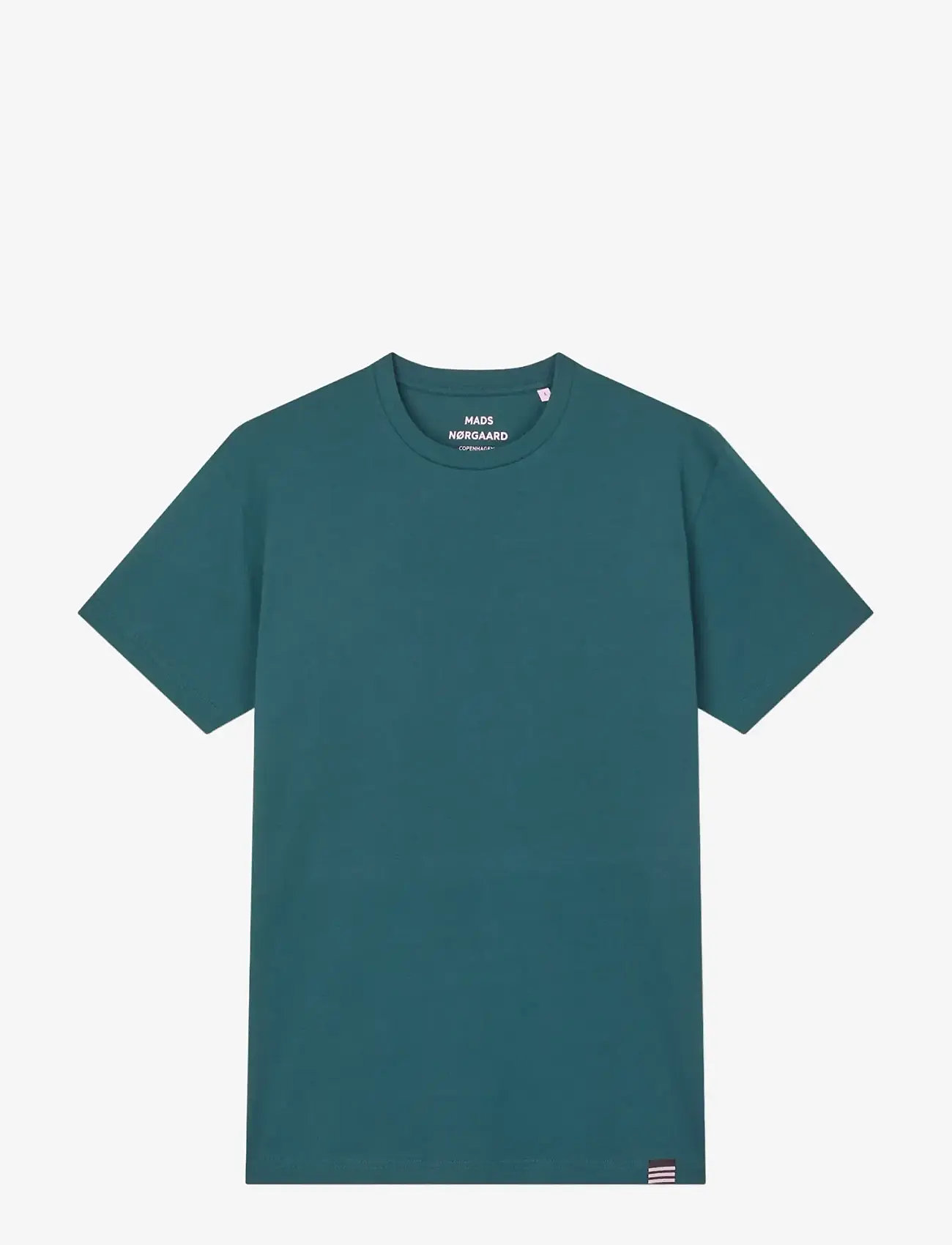 Mads Nørgaard - Organic Thor Tee - kortærmede t-shirts - deep sea - 0