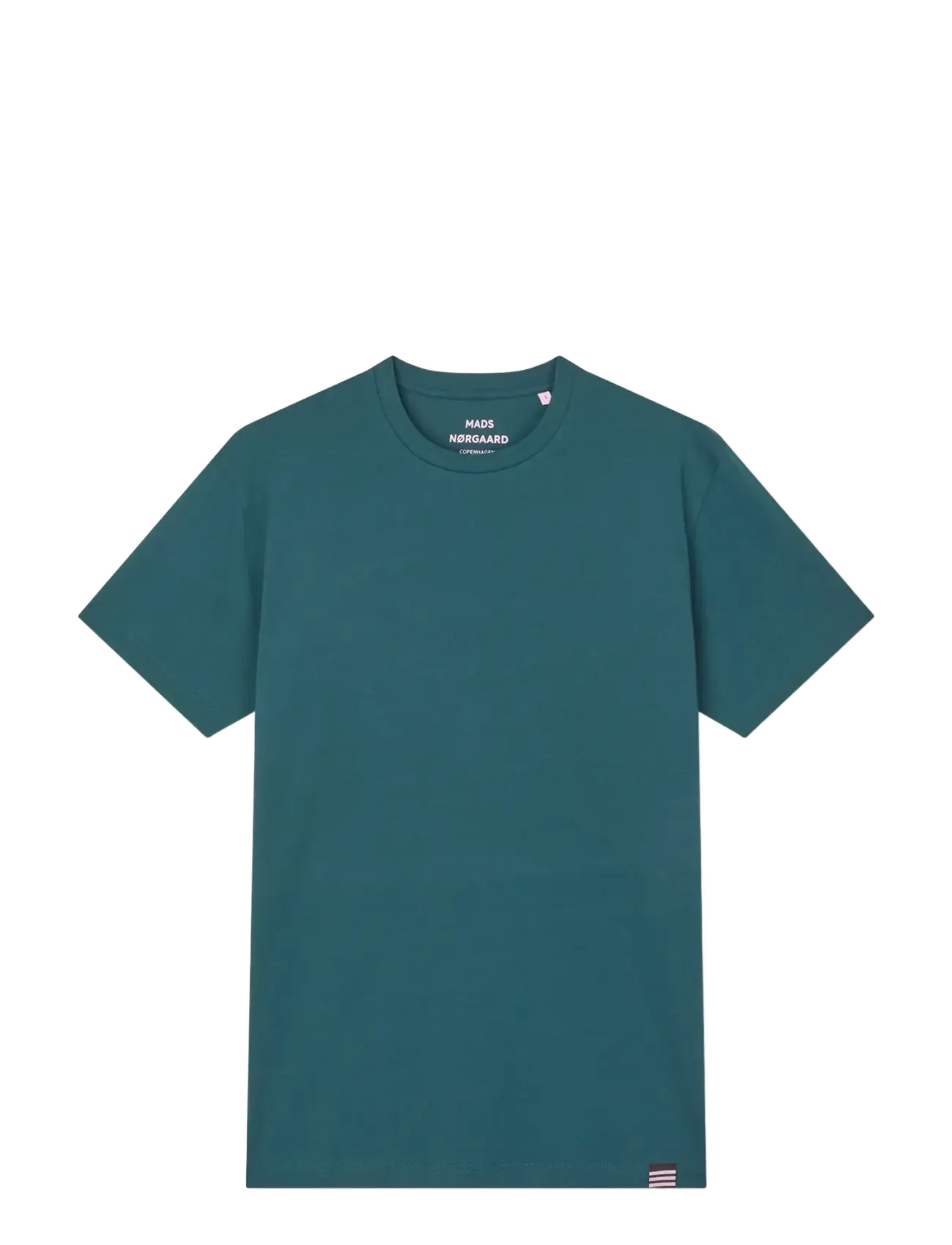 Mads Nørgaard Organic Thor Tee - Tøj - DEEP SEA / green