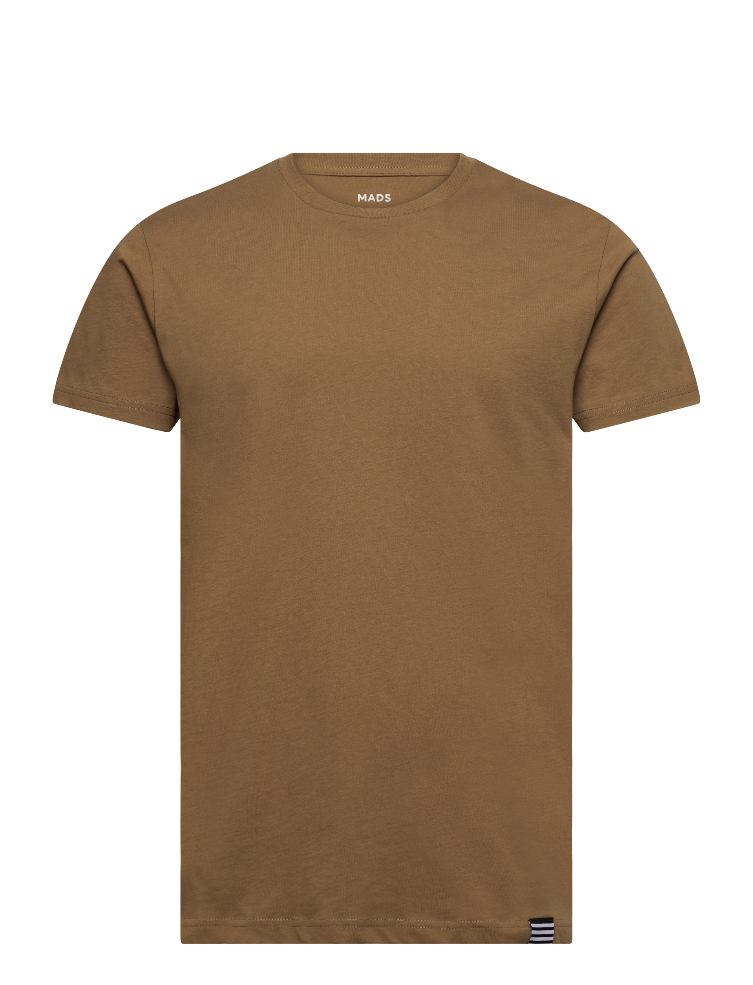 MADS NØRGAARD Organic Thor Tee Braun - S - Herren