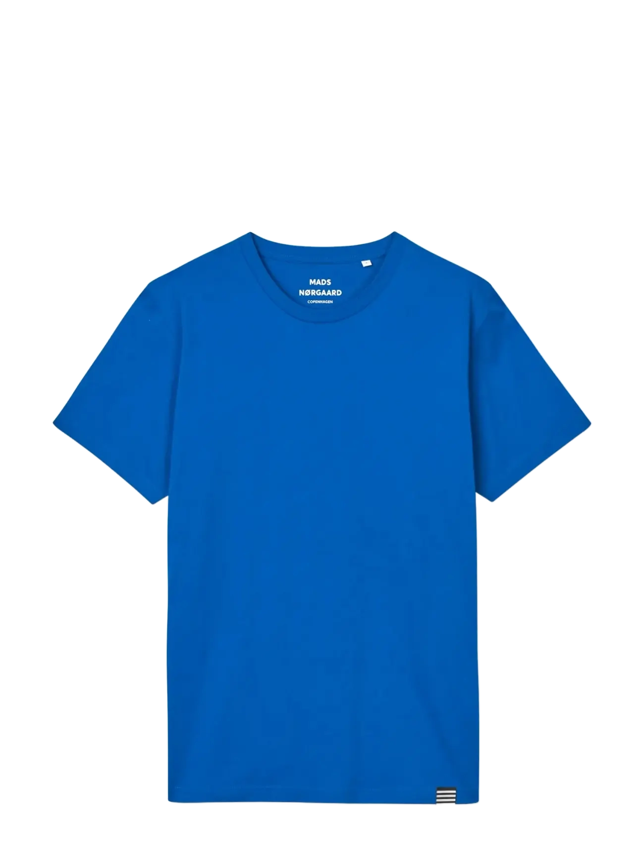 Mads Nørgaard Organic Thor Tee, L, T-shirts, Blau - Short-sleeved, Männerswear