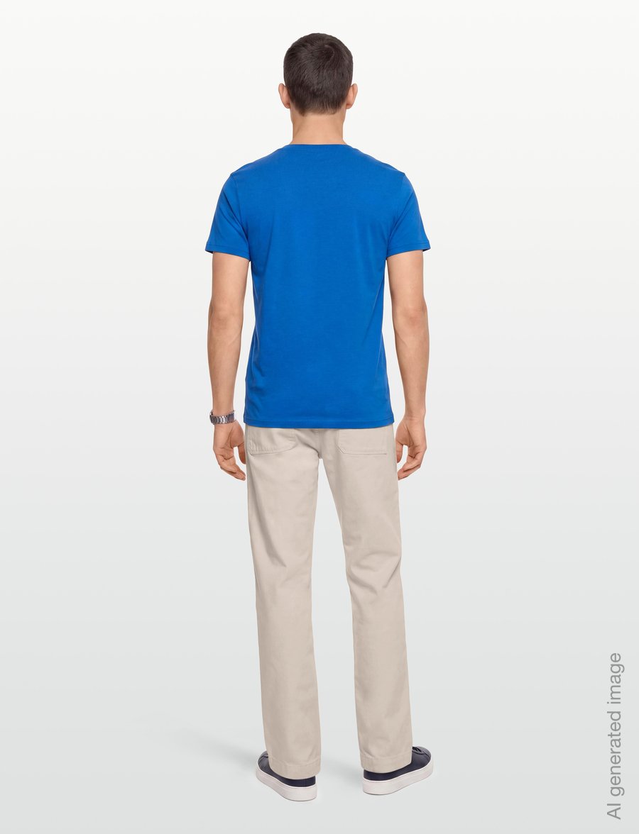 Mads Nørgaard - Fine Jersey Thor Tee FAV - short-sleeved t-shirts - lapis blue - 4