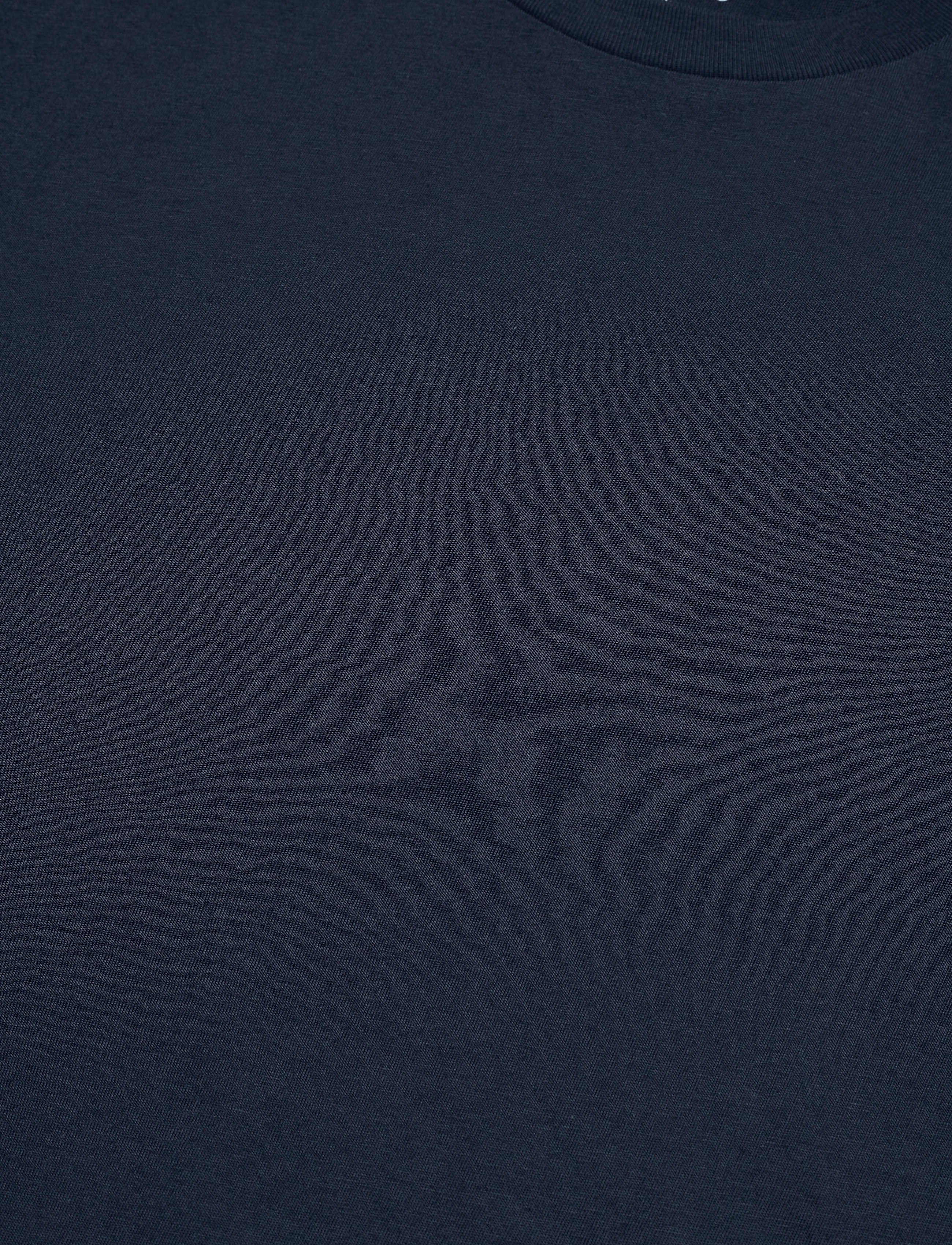 Mads Nørgaard - Organic Thor Tee - short-sleeved t-shirts - navy - 2