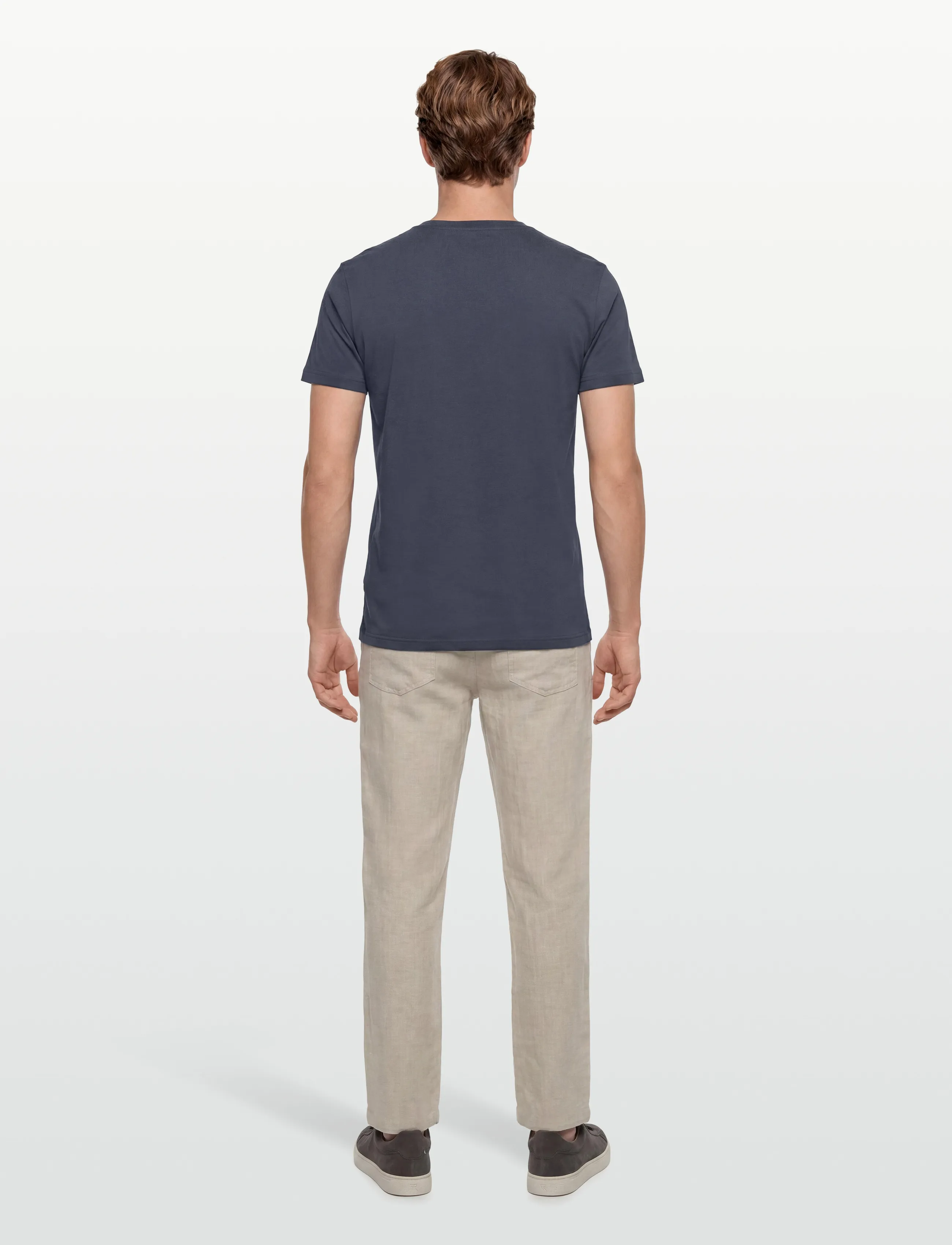 Mads Nørgaard - Fine Jersey Thor Tee FAV - kurzärmelige t-shirts - parisian night - 4