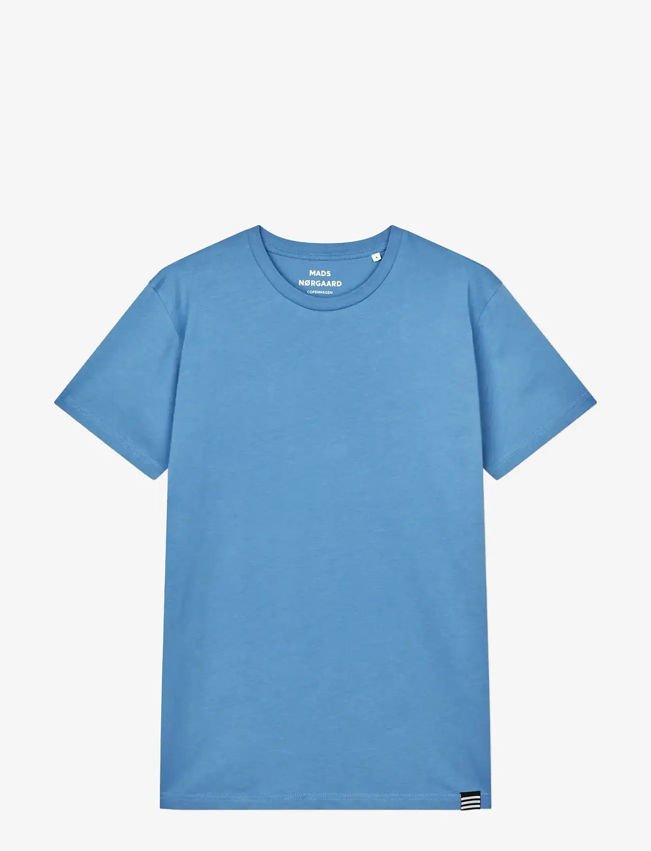 Mads Nørgaard - Organic Thor Tee - kortærmede t-shirts - riviera - 0