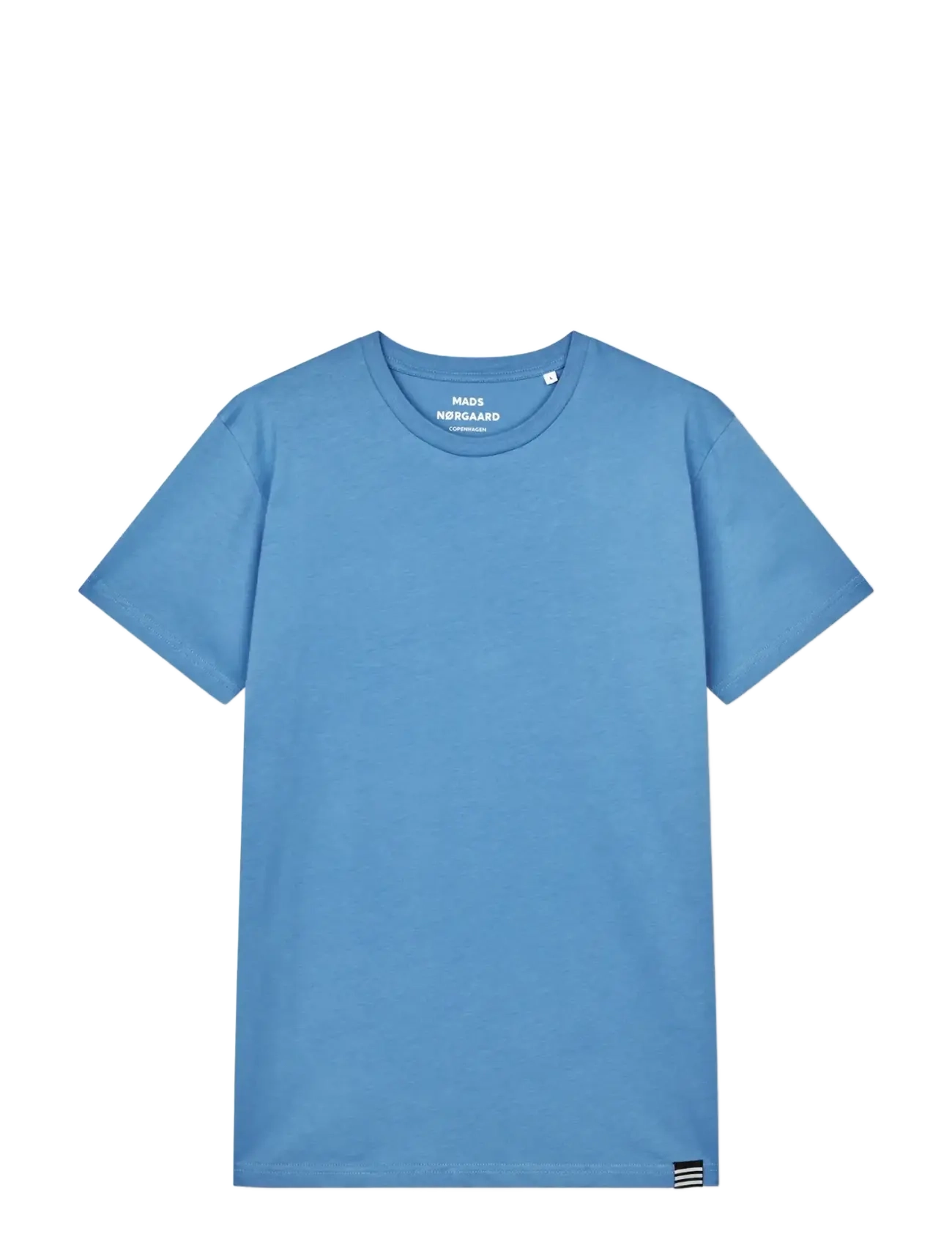 Mads Nørgaard Organic Thor Tee - Tøj - RIVIERA / blue