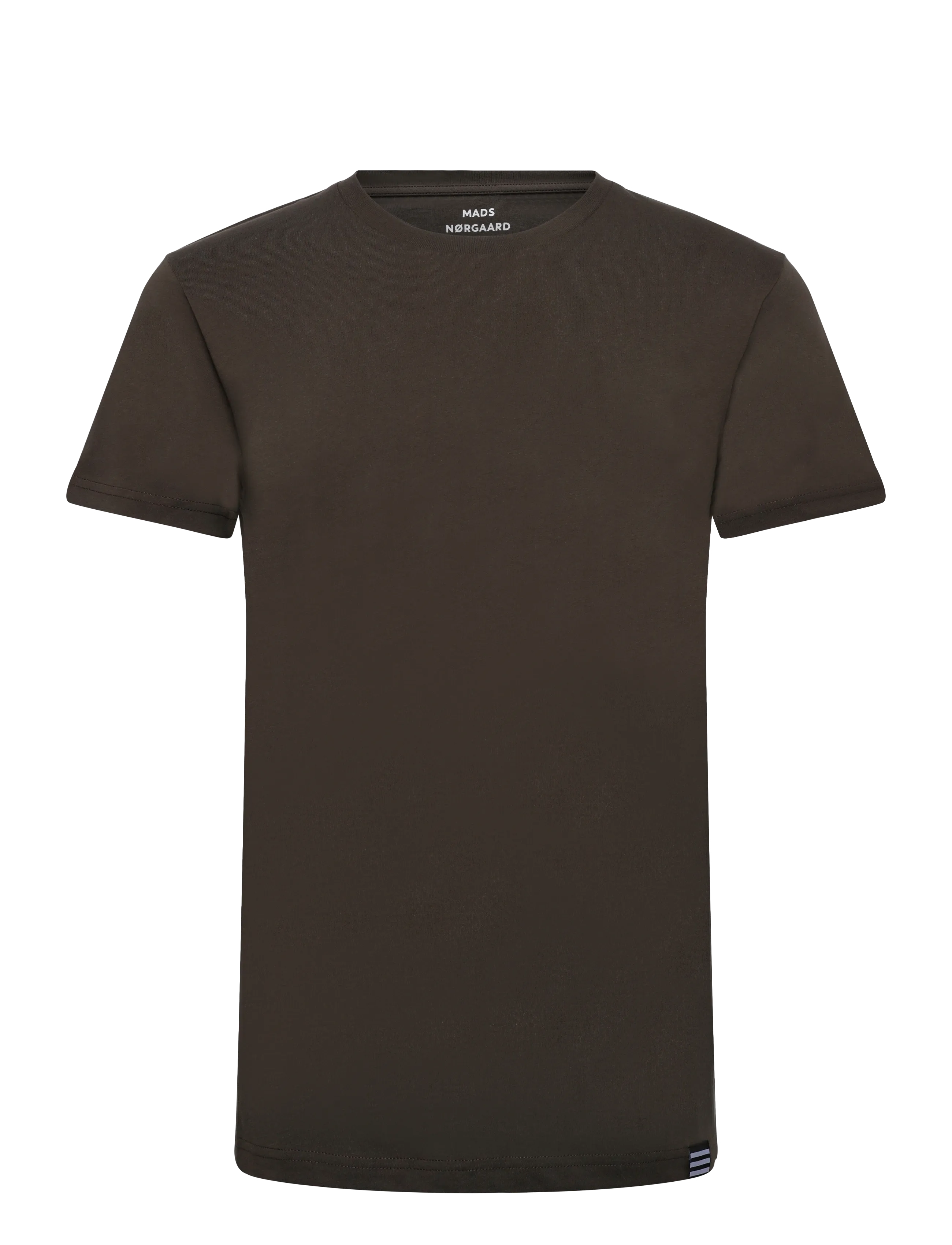 Mads Nørgaard Fine Jersey Thor Tee FAV - T-shirts - TARMAC / khaki/green