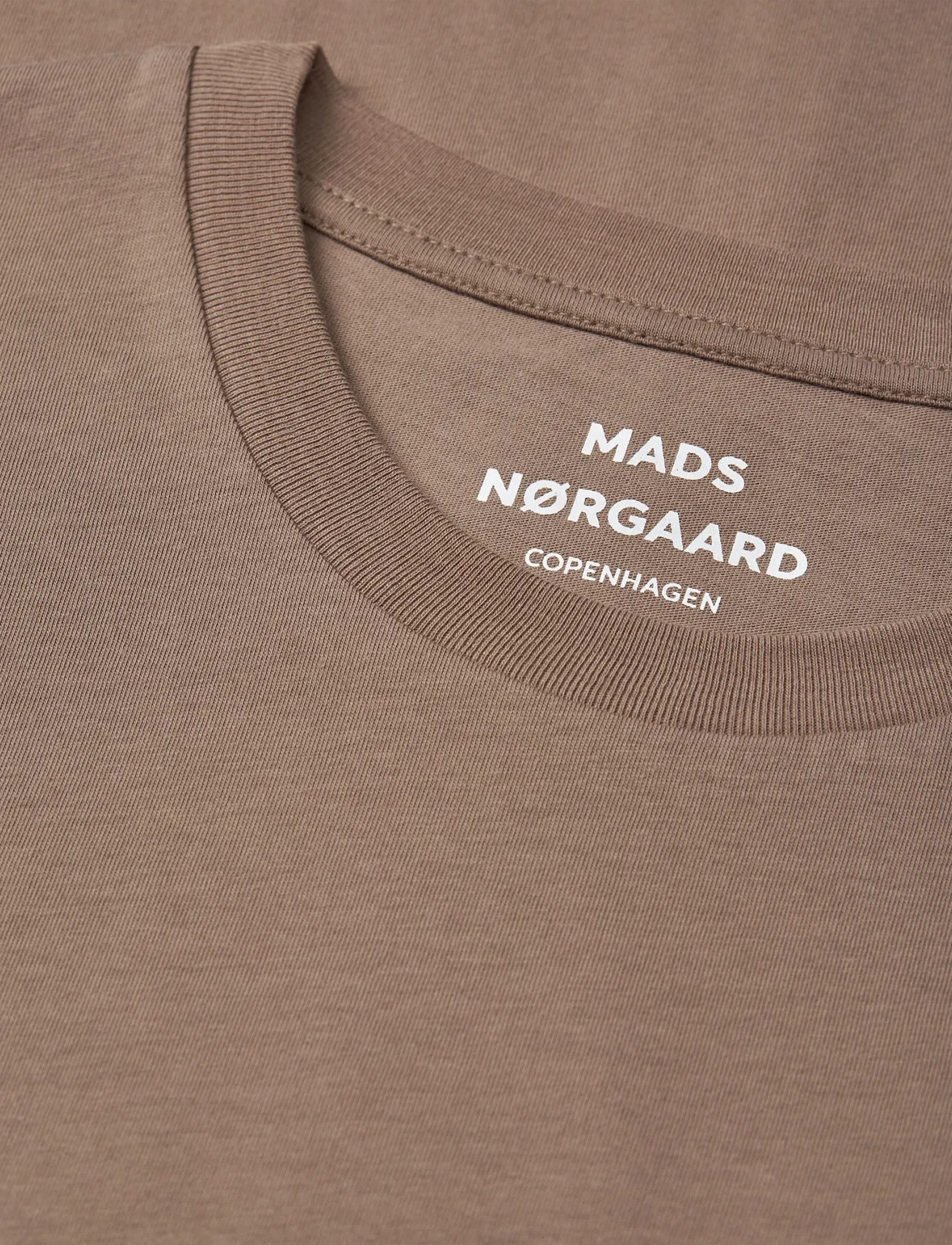 Mads Nørgaard - Organic Thor Tee - kurzärmelig - walnut - 1
