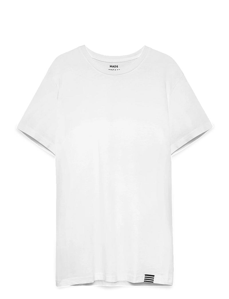 Mads Nørgaard - Fine Jersey Thor Tee FAV - kortärmade t-shirts - white - 1
