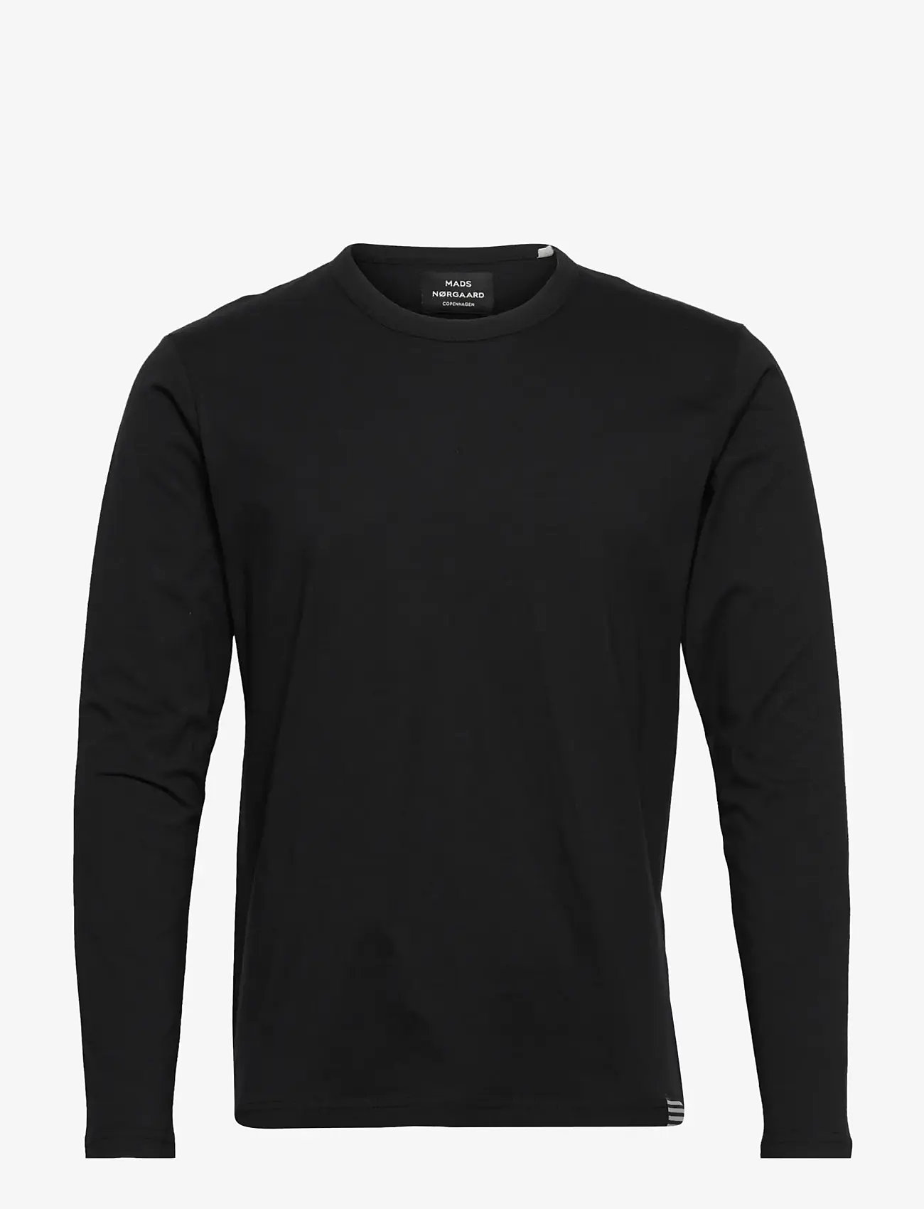 Mads Nørgaard - Fine Jersey Thor Tee LS FAV - langärmelig - black - 0