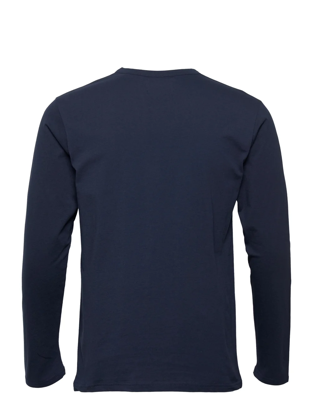 Mads Nørgaard - Fine Jersey Thor Tee LS FAV - langærmede t-shirts - navy - 1