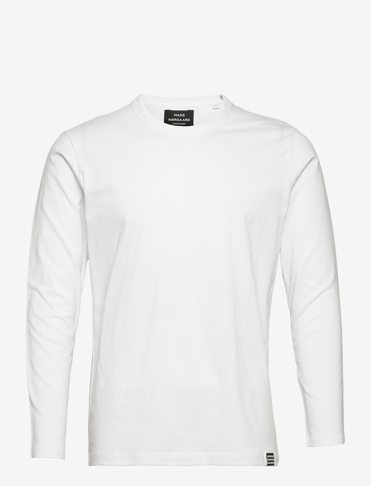Mads Nørgaard - Organic Thor Tee LS - pikkade varrukatega t-särgid - white - 0