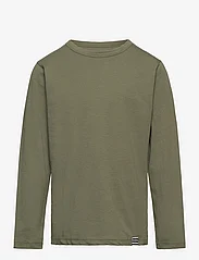 Mads Nørgaard - Organic  Thorlino L/S Tee FAV - ar garām piedurknēm - army - 0