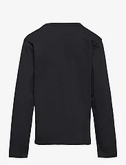 Mads Nørgaard - Organic  Thorlino L/S Tee FAV - pitkähihaiset paidat - black - 1