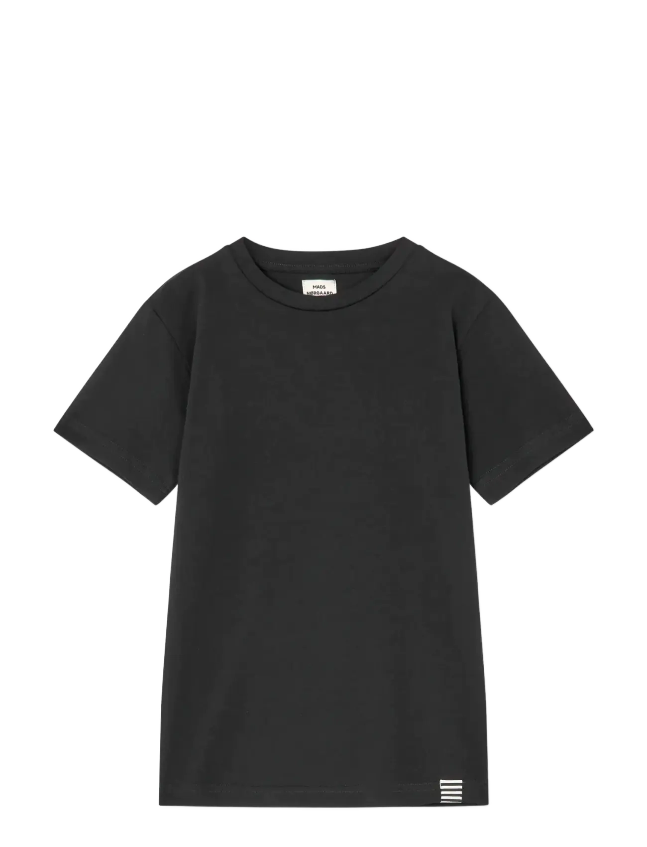 MADS NØRGAARD Fine Jersey Thorlino Tee Fav Schwarz - 128 - Kinder