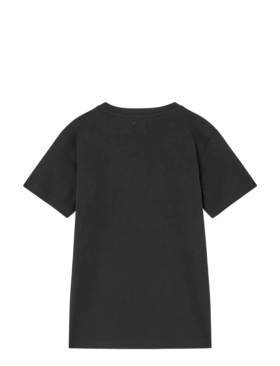Mads Nørgaard - Organic Thorlino Tee FAV - kortærmede t-shirts - black - 1