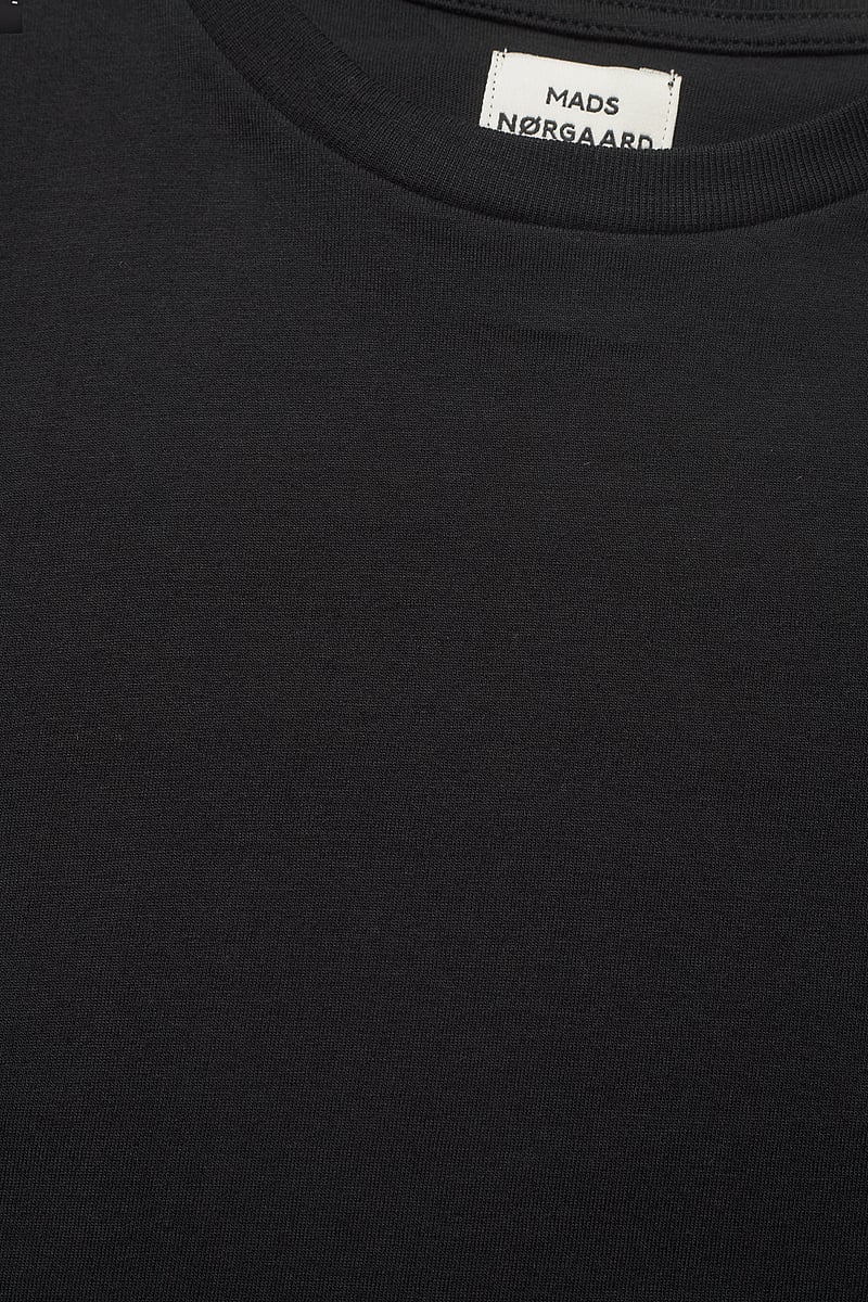 Mads Nørgaard - Fine Jersey Thorlino Tee FAV - kurzärmelige - black - 2